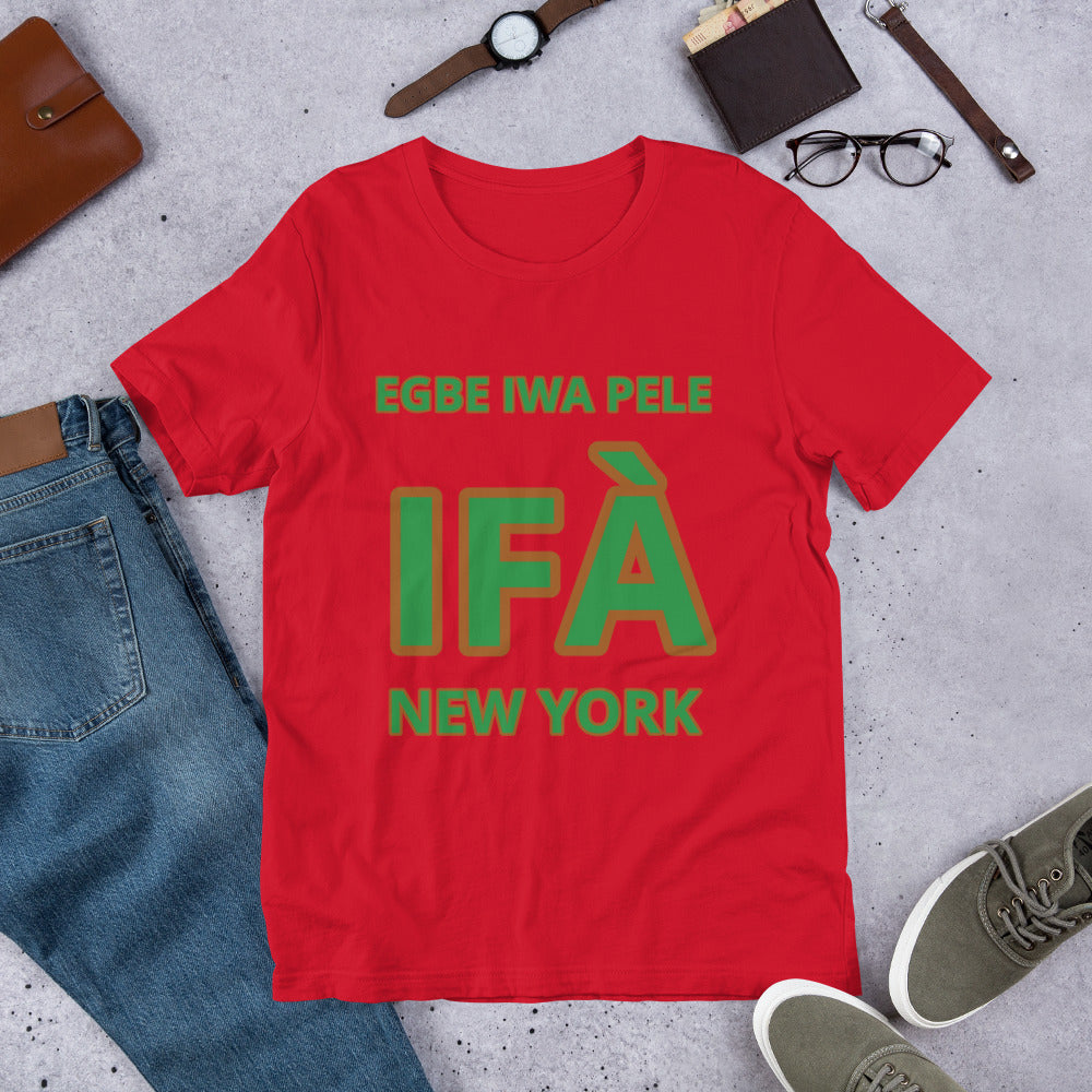 Egbe Iwa Pele IFA New York Unisex t-shirt