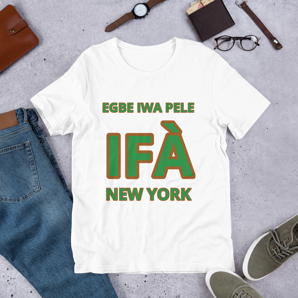 Egbe Iwa Pele IFA New York Unisex t-shirt