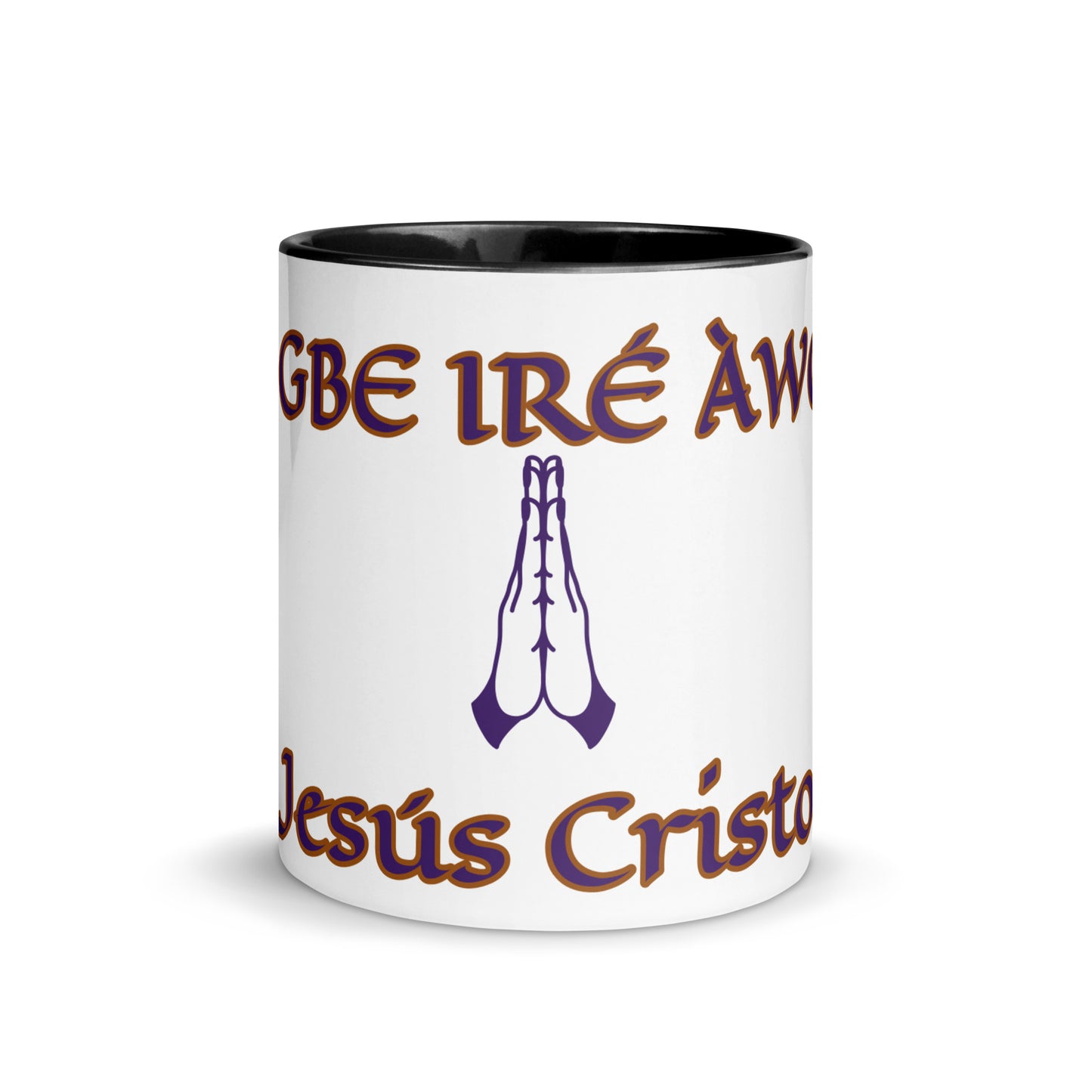 Egbe Jesús Cristo 2 White Mug with Color Inside