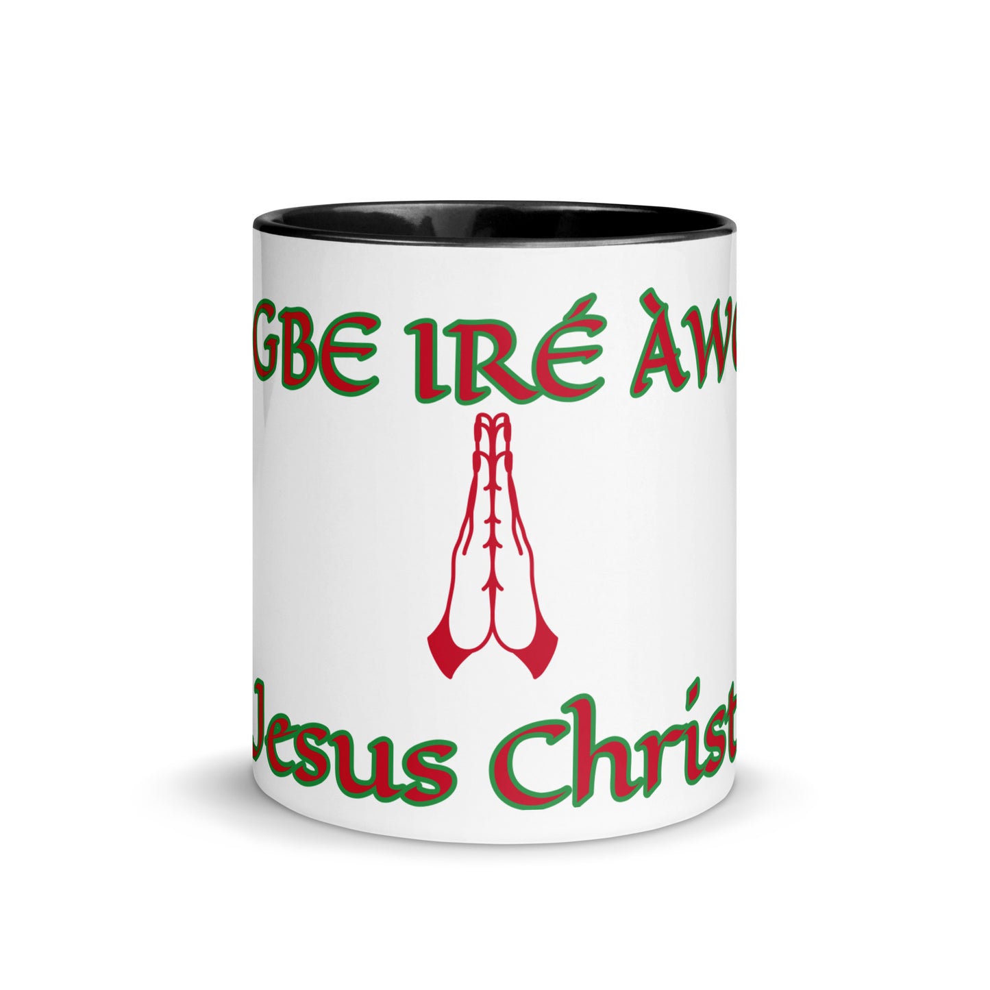 Egbe Jesus Christ 1 white Mug with Color Inside