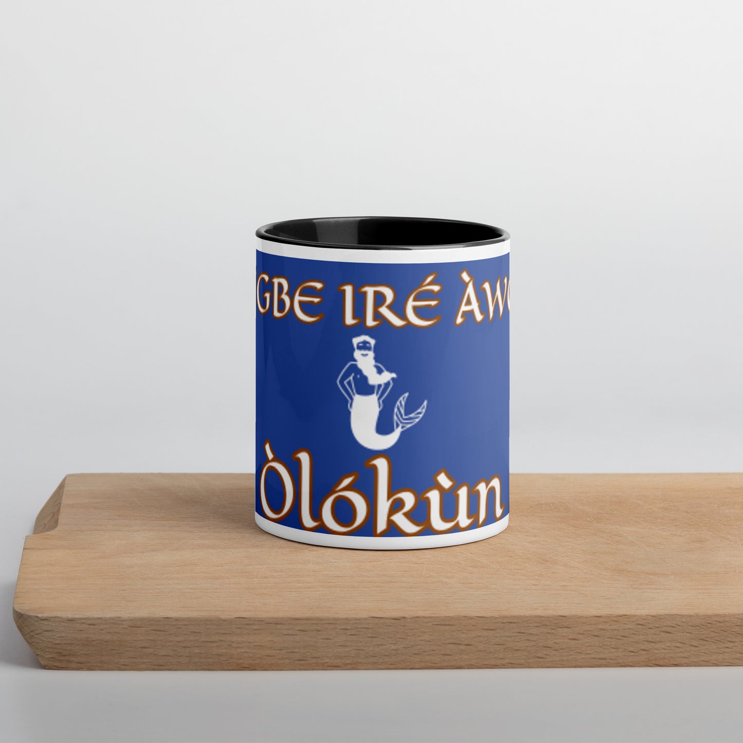 Egbe Olokun Mug with Color Inside