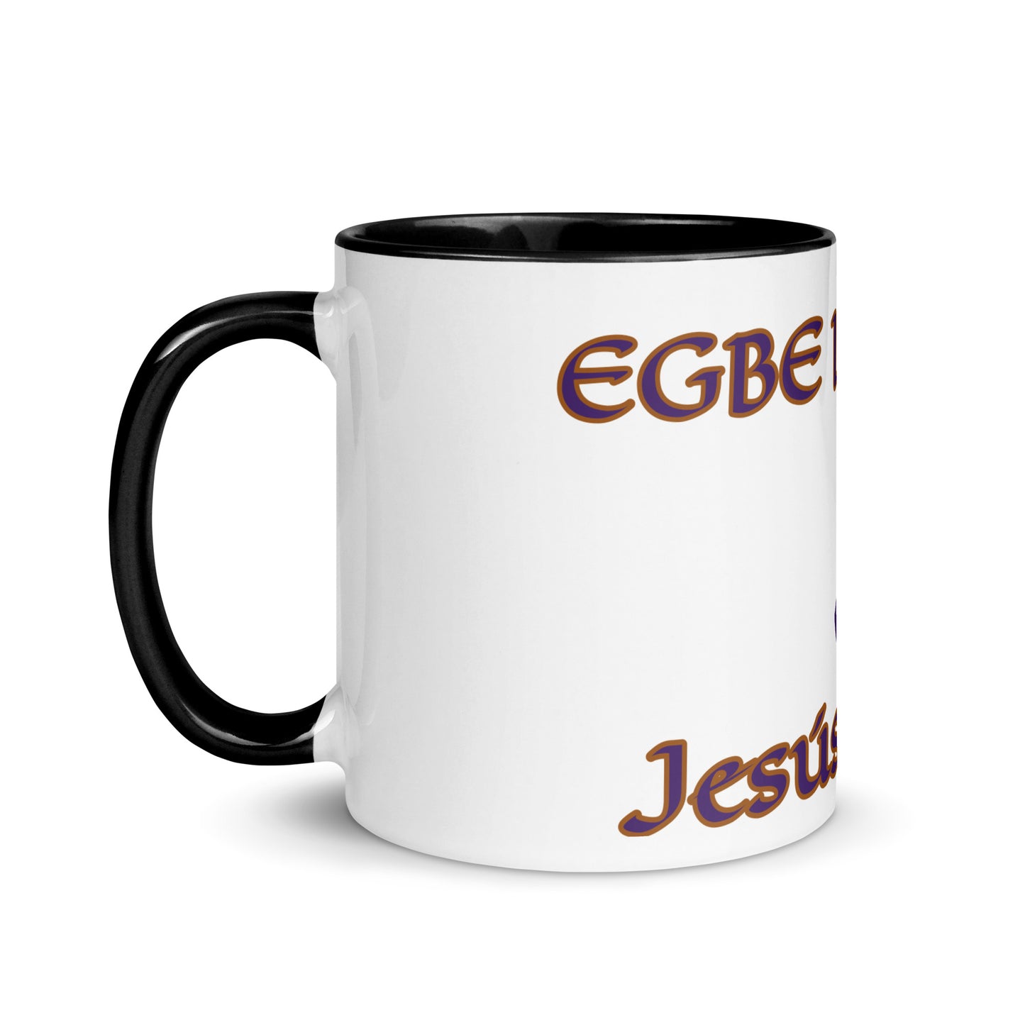 Egbe Jesús Cristo 2 White Mug with Color Inside