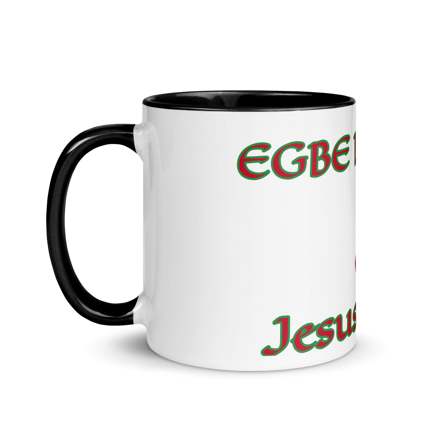 Egbe Jesus Christ 1 white Mug with Color Inside