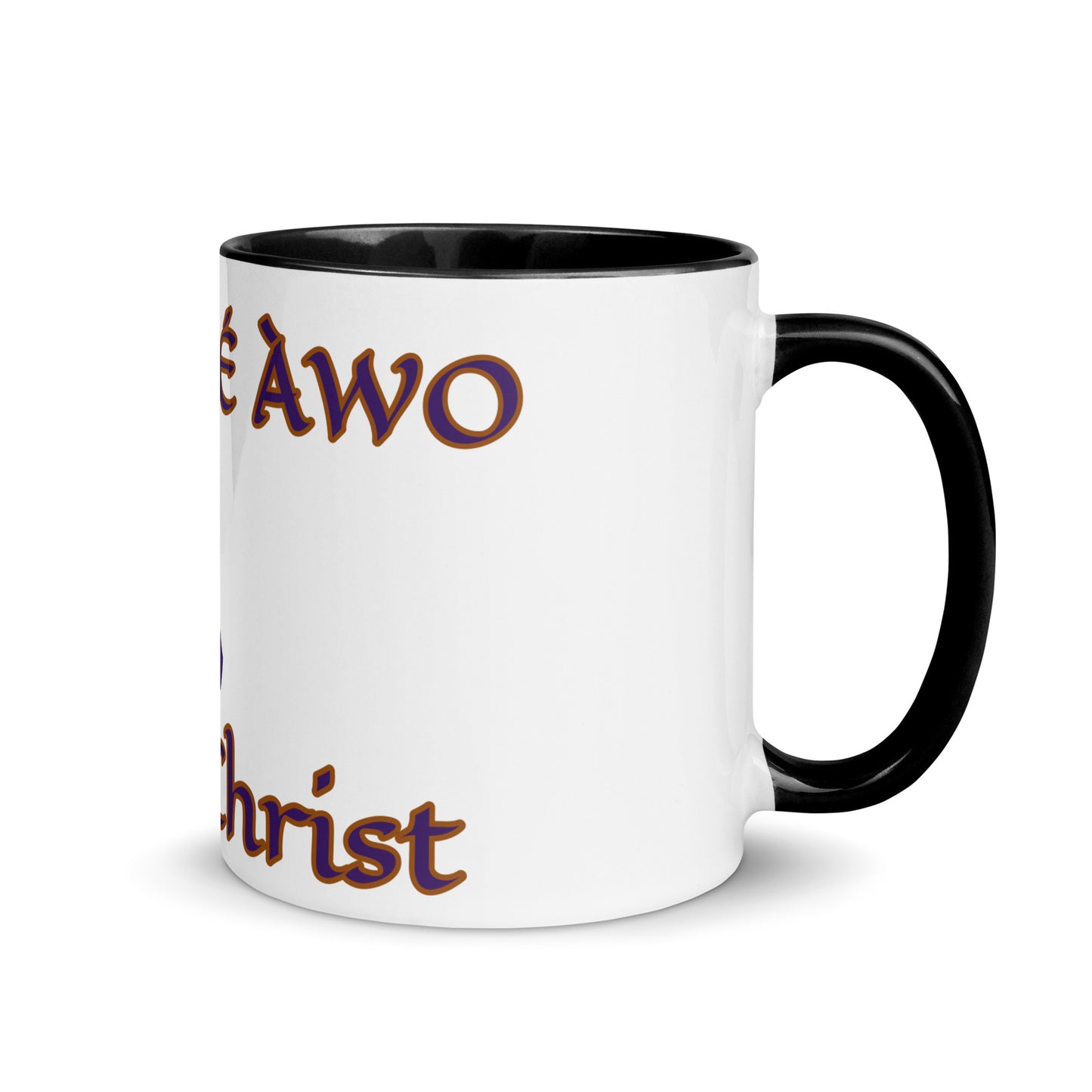 Egbe Jesus Christ 2 white Mug with Color Inside