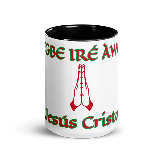 Egbe Jesús Cristo 1 White Mug with Color Inside