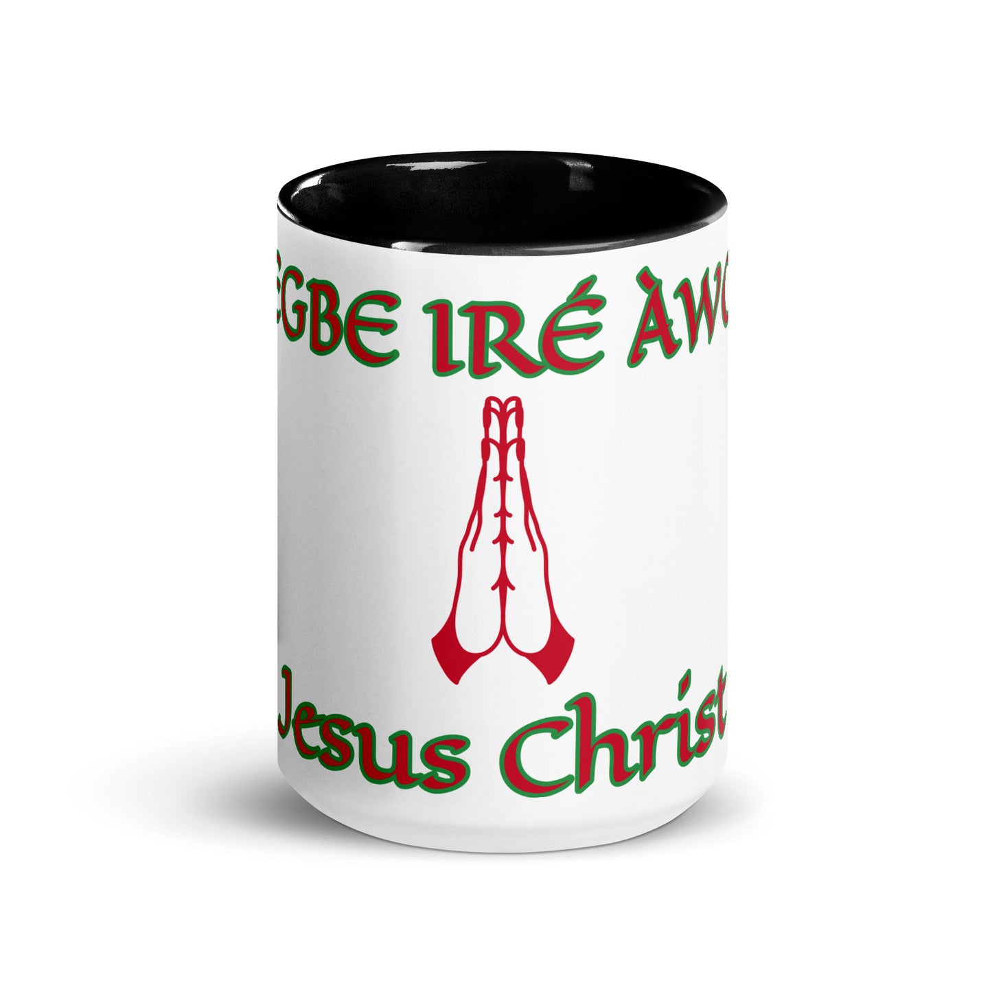 Egbe Jesus Christ 1 white Mug with Color Inside