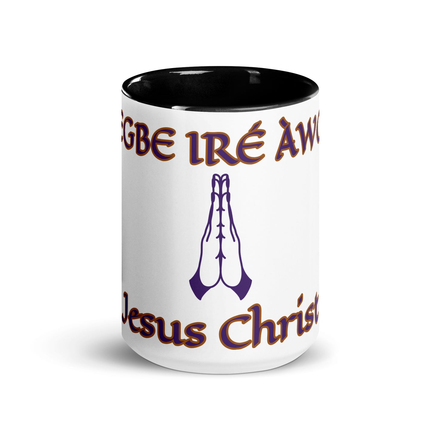 Egbe Jesus Christ 2 white Mug with Color Inside