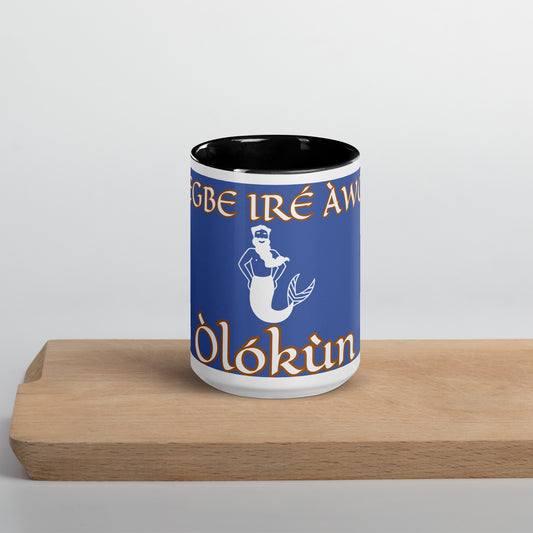 Egbe Olokun Mug with Color Inside