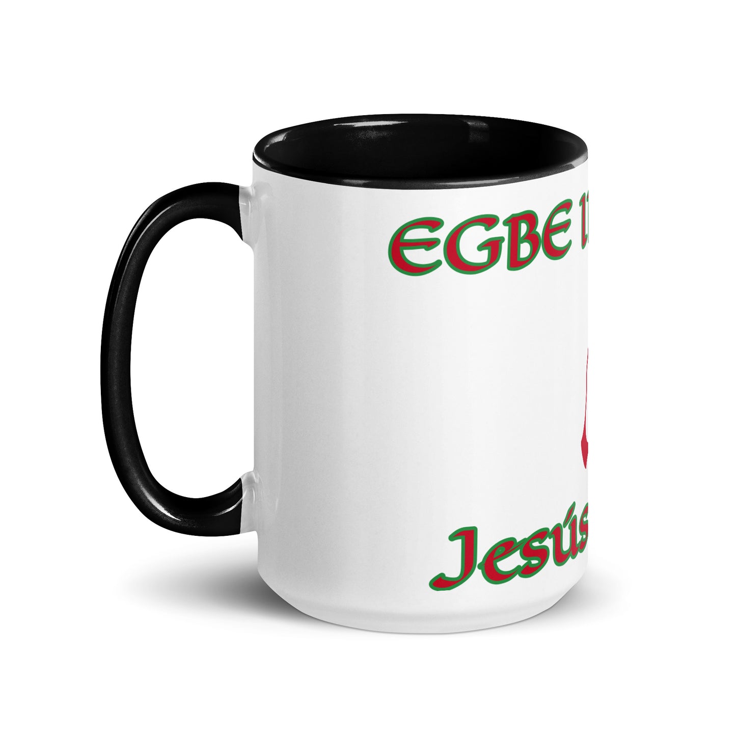 Egbe Jesús Cristo 1 White Mug with Color Inside