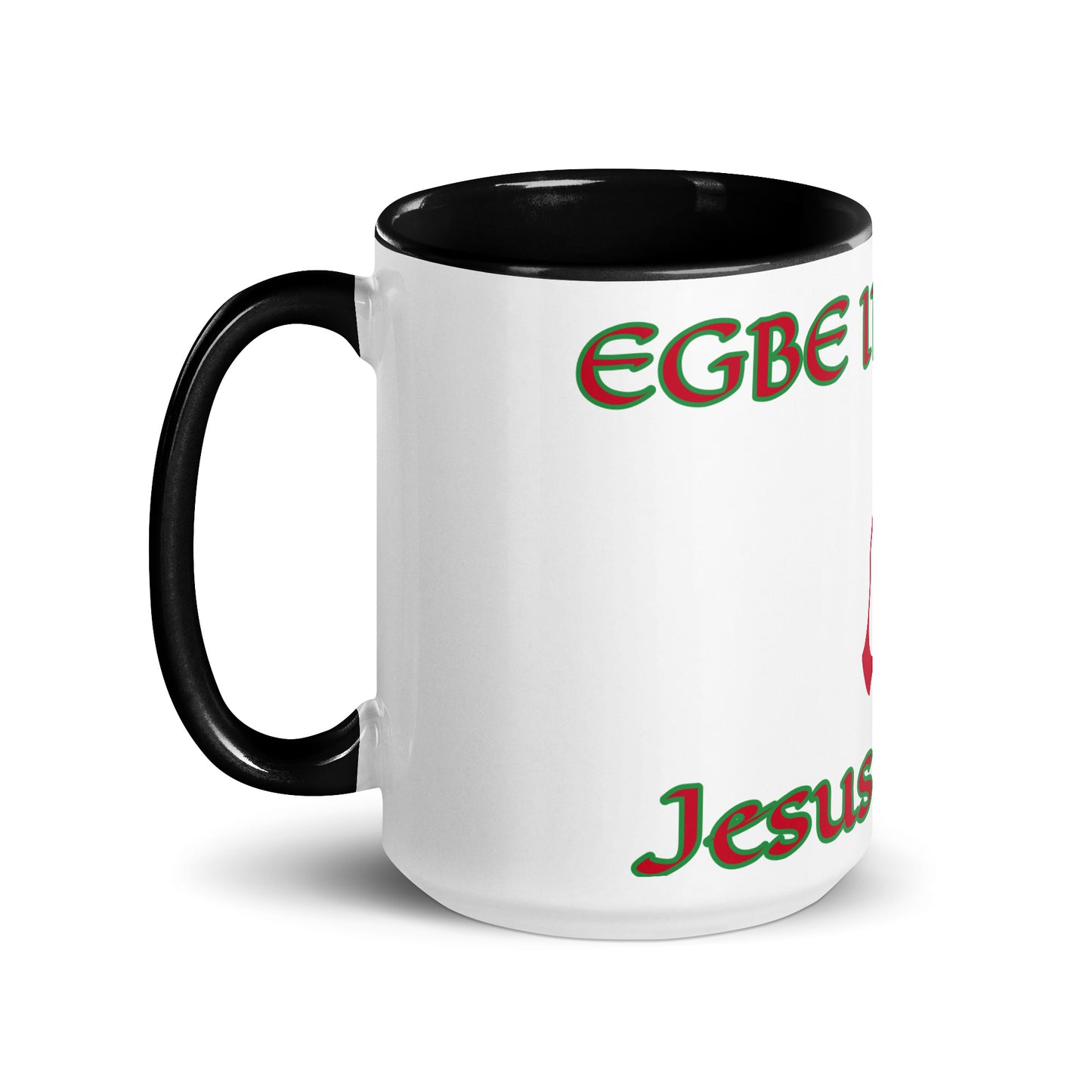 Egbe Jesus Christ 1 white Mug with Color Inside