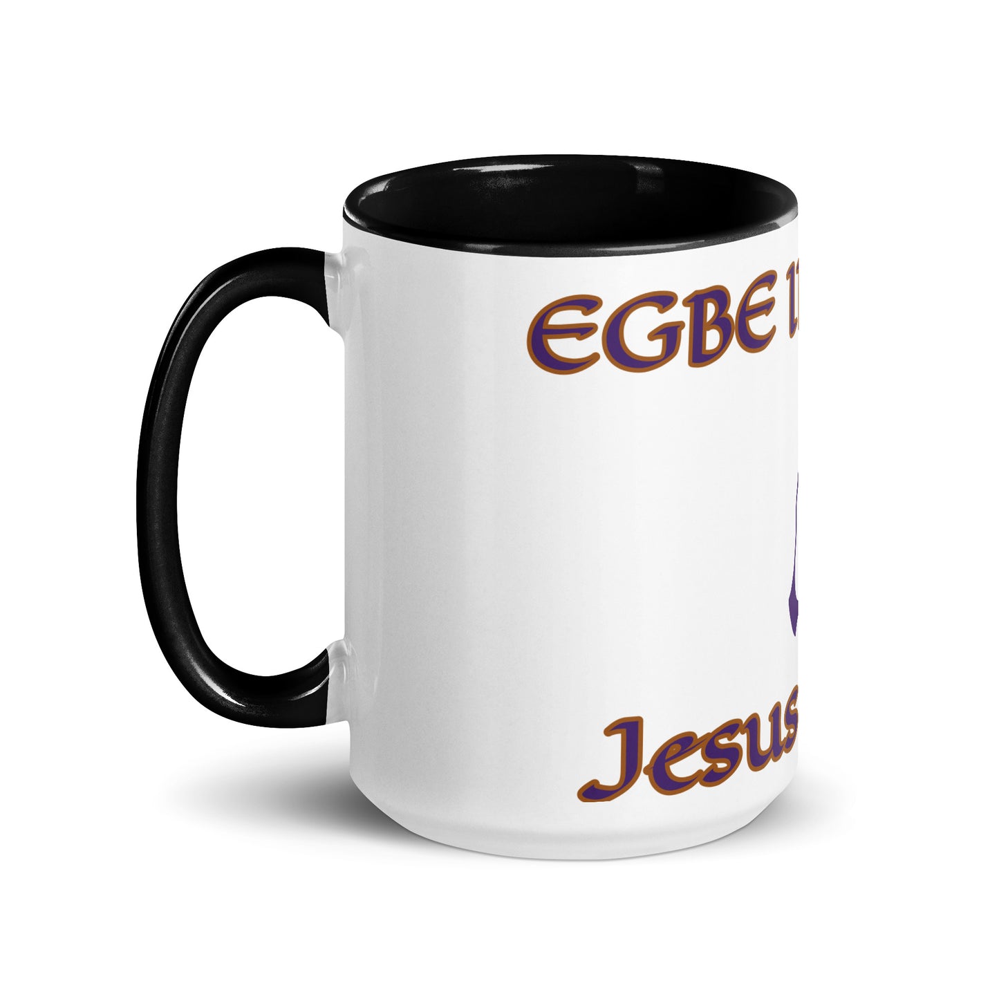 Egbe Jesus Christ 2 white Mug with Color Inside