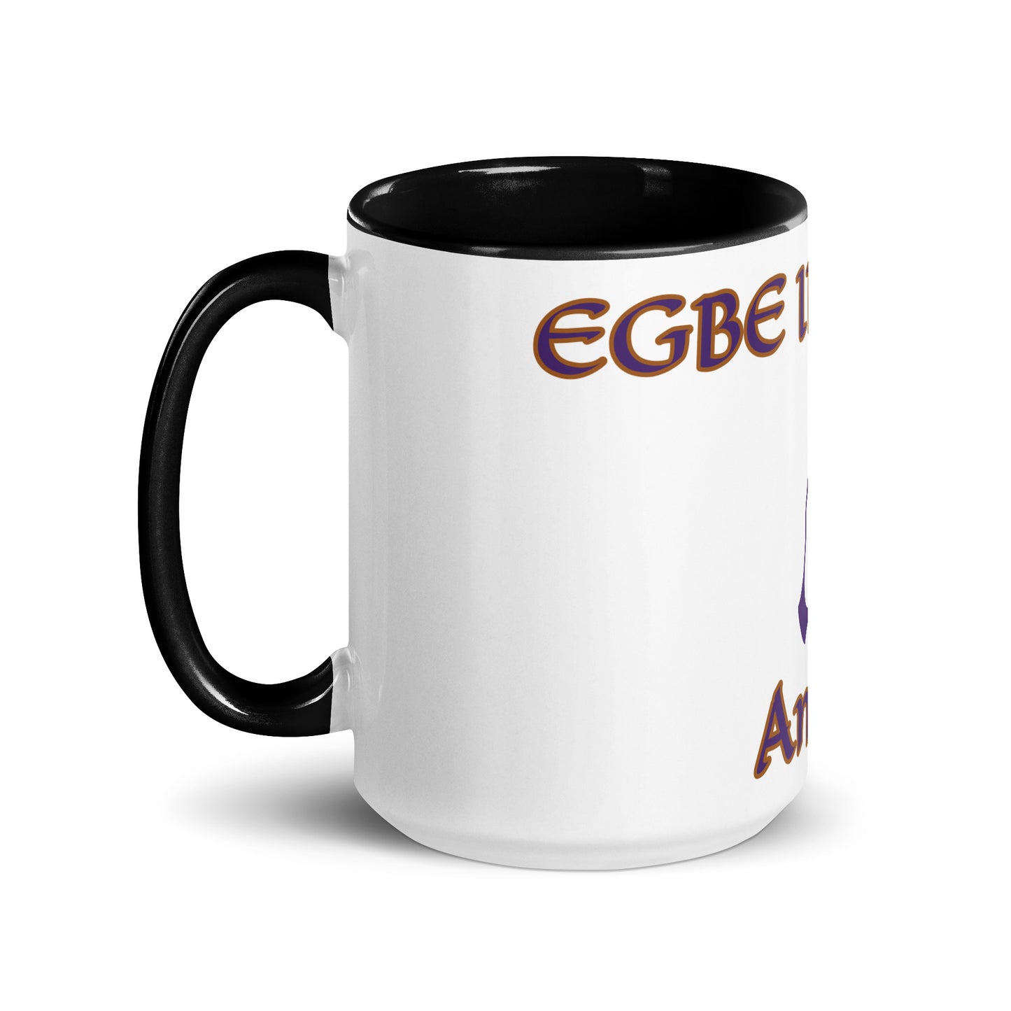 Egbe Amen 2 white Mug with Color Inside