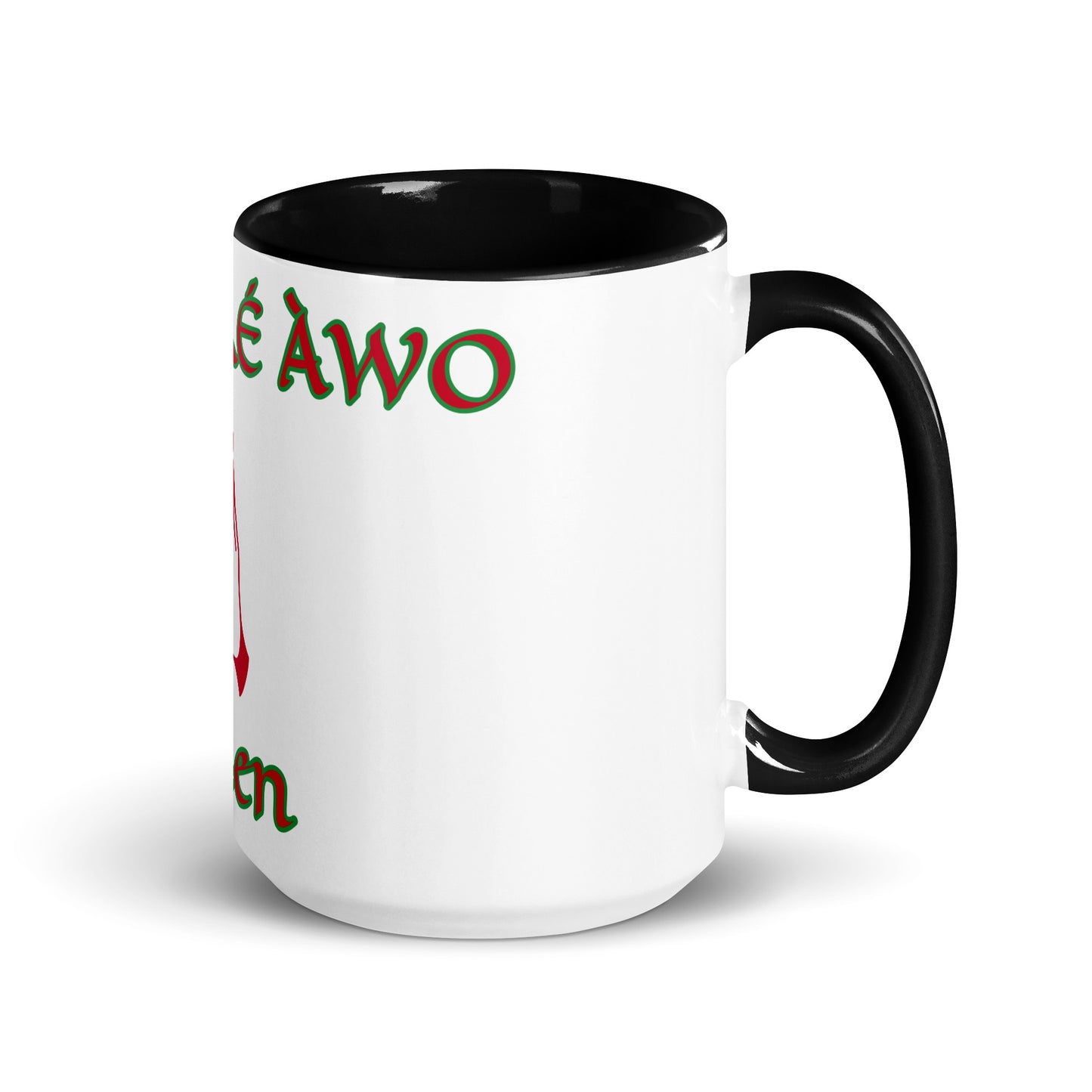 Egbe Amen 1 white Mug with Color Inside