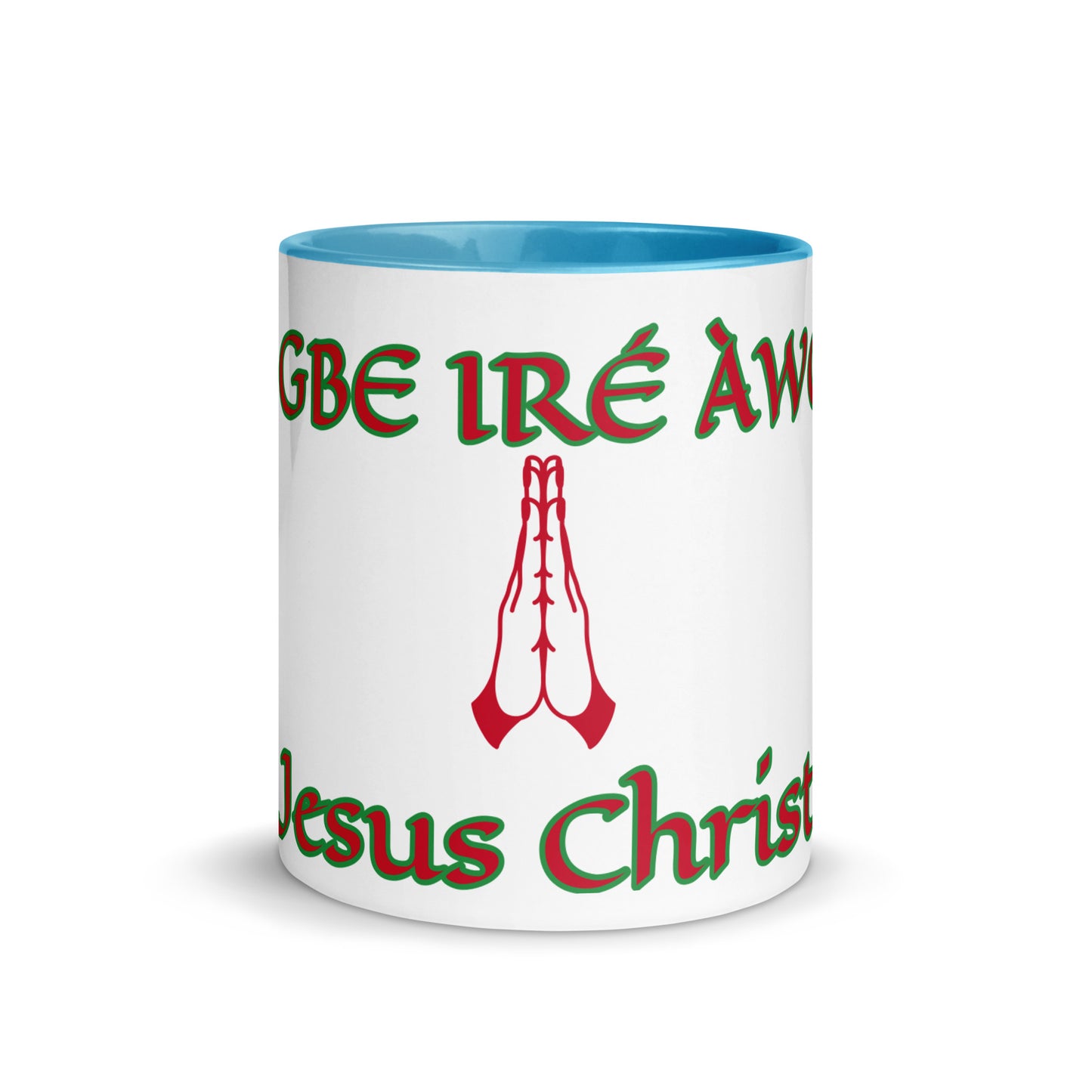 Egbe Jesus Christ 1 white Mug with Color Inside