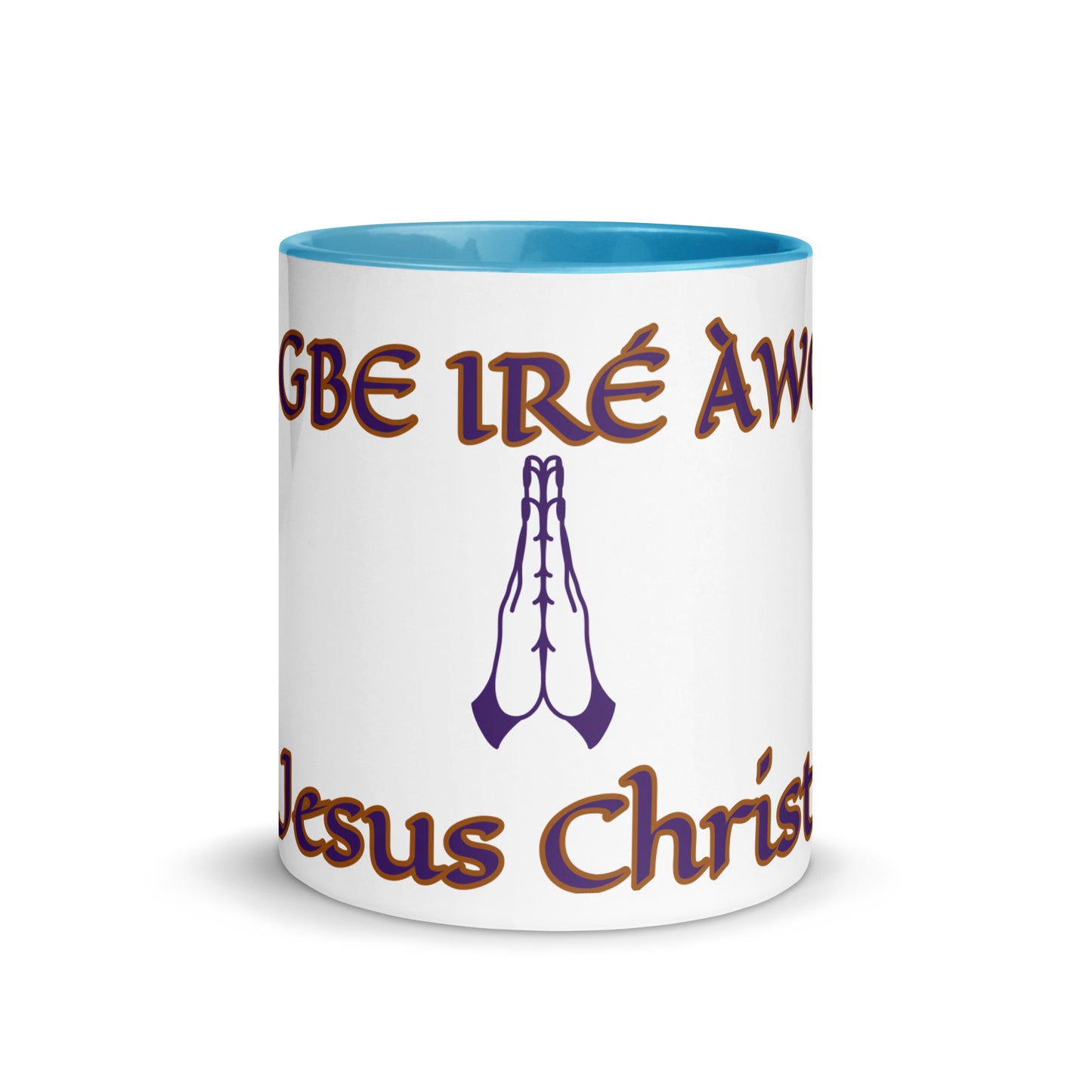 Egbe Jesus Christ 2 white Mug with Color Inside