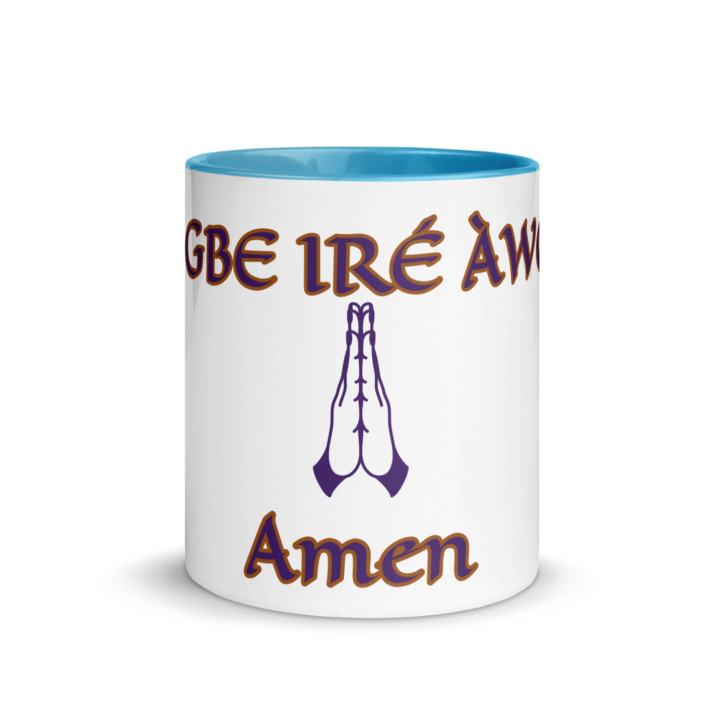 Egbe Amén 2 white Mug with Color Inside