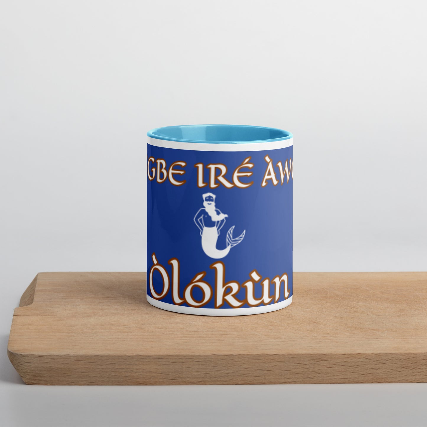 Egbe Olokun Mug with Color Inside