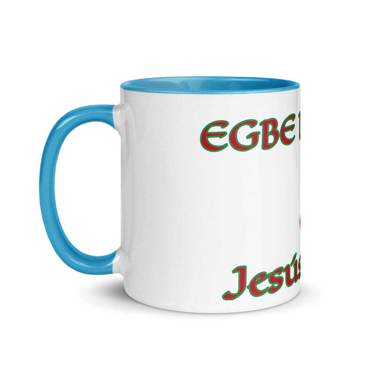 Egbe Jesús Cristo 1 White Mug with Color Inside