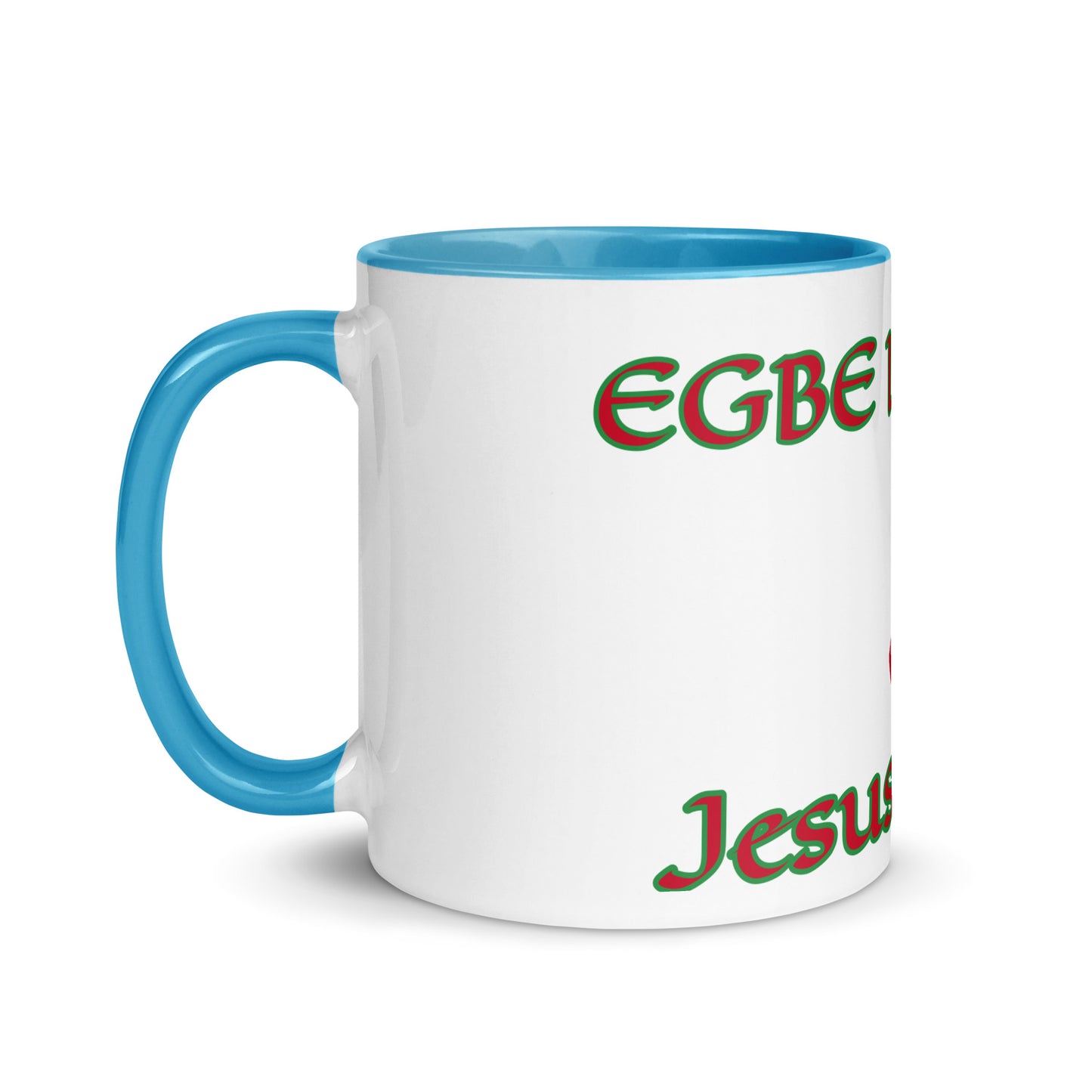 Egbe Jesus Christ 1 white Mug with Color Inside