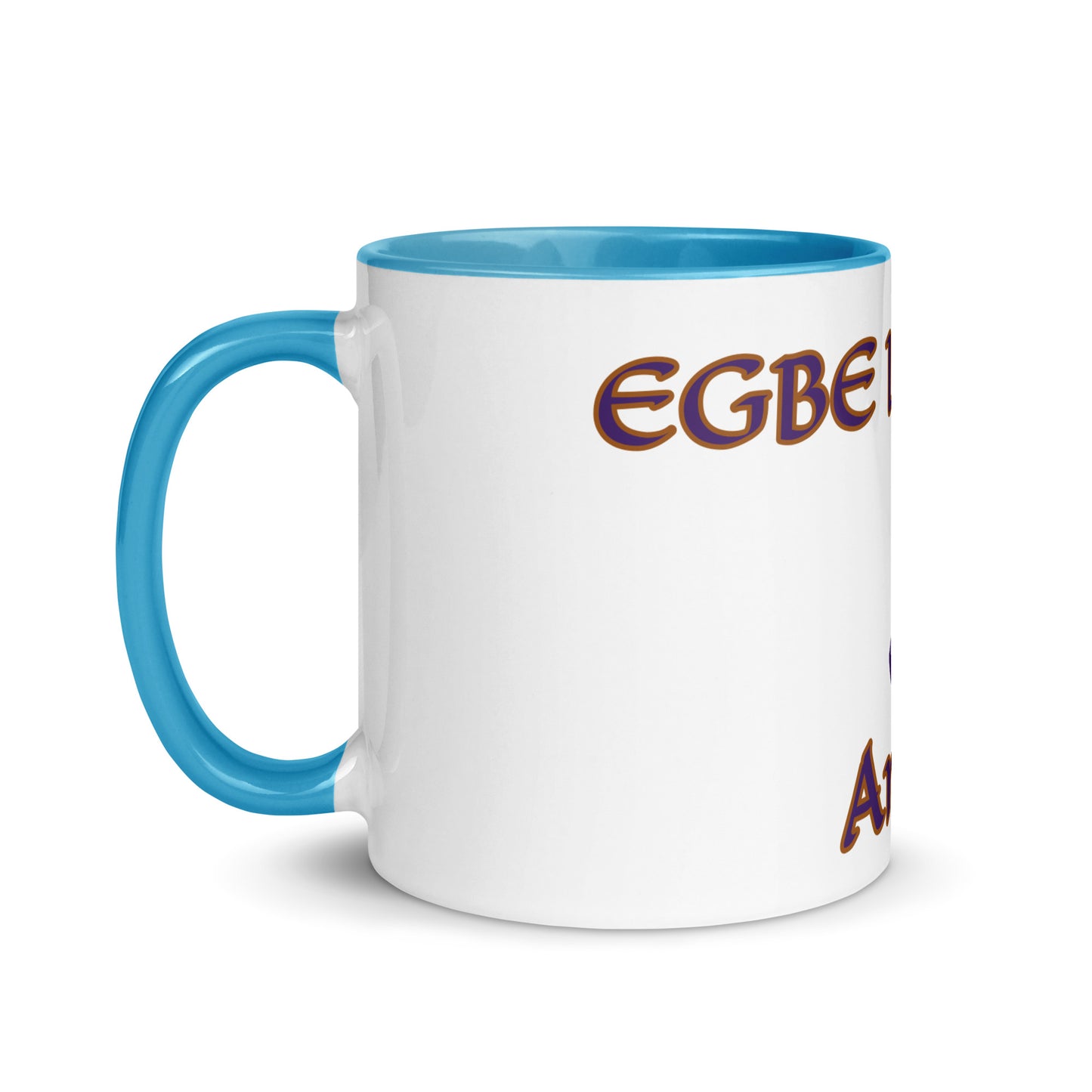 Egbe Amen 2 white Mug with Color Inside