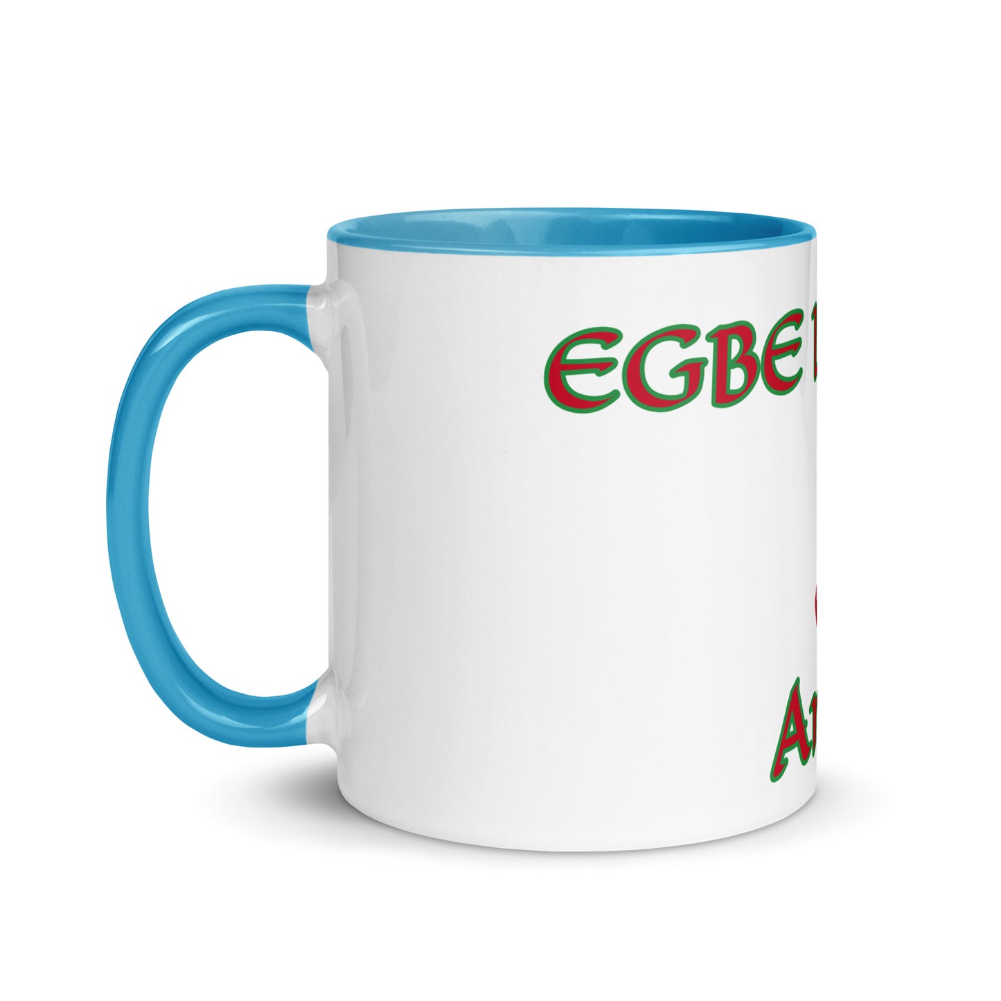 Egbe Amen 1 white Mug with Color Inside