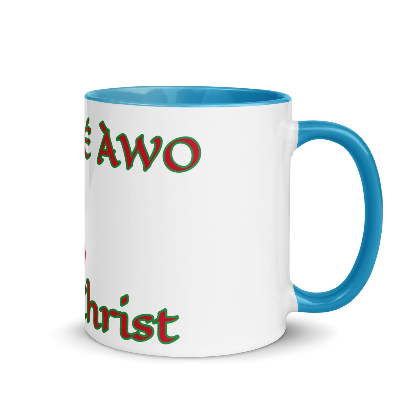 Egbe Jesus Christ 1 white Mug with Color Inside