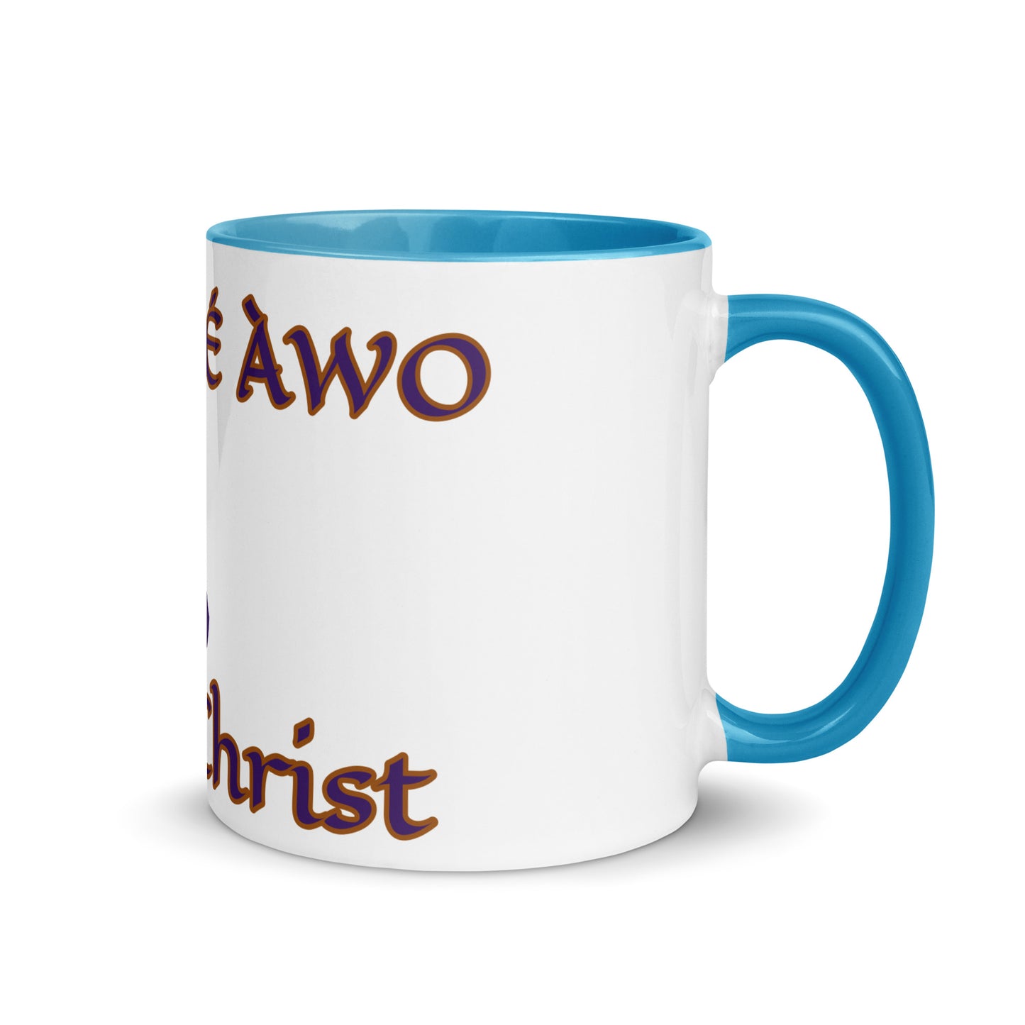 Egbe Jesus Christ 2 white Mug with Color Inside