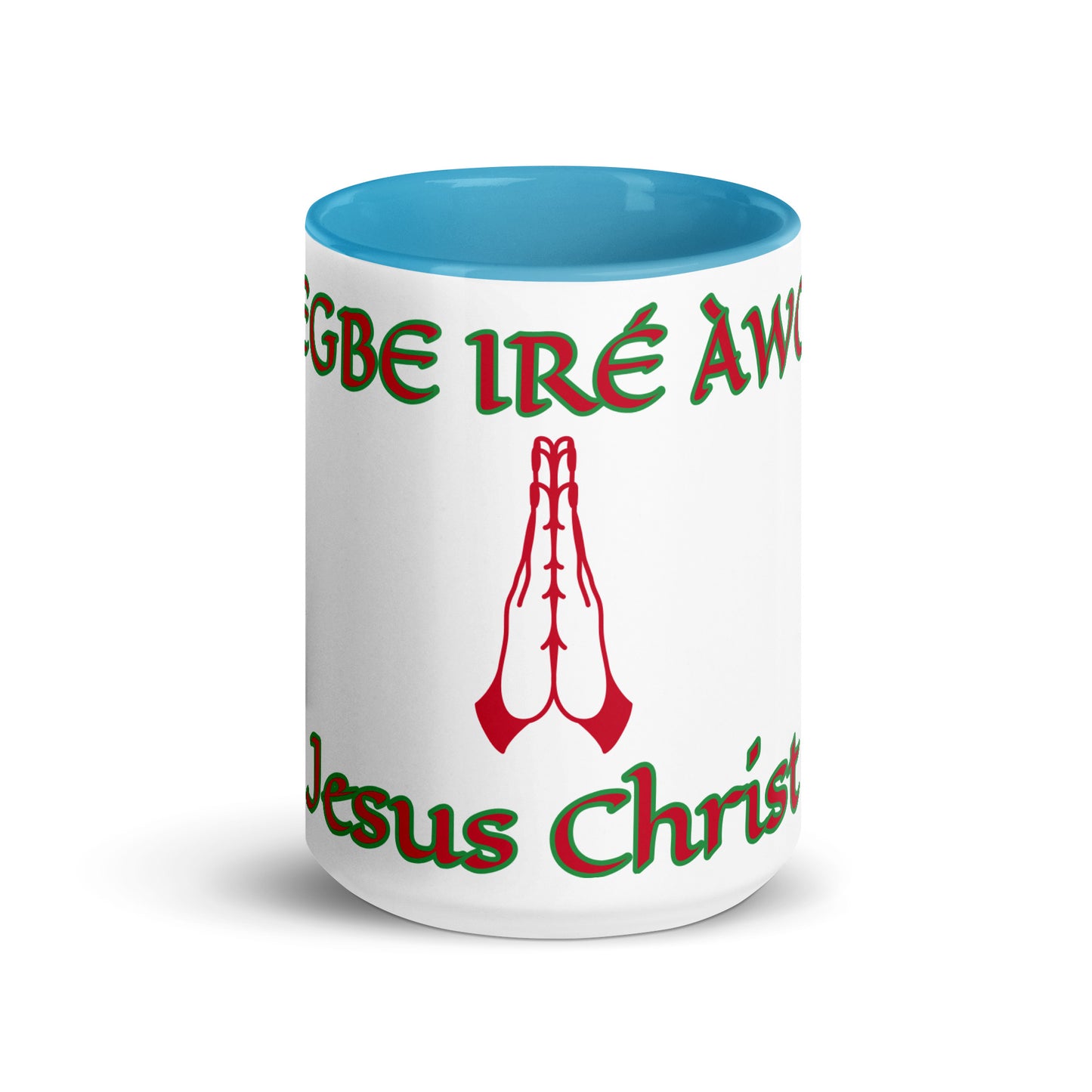 Egbe Jesus Christ 1 white Mug with Color Inside