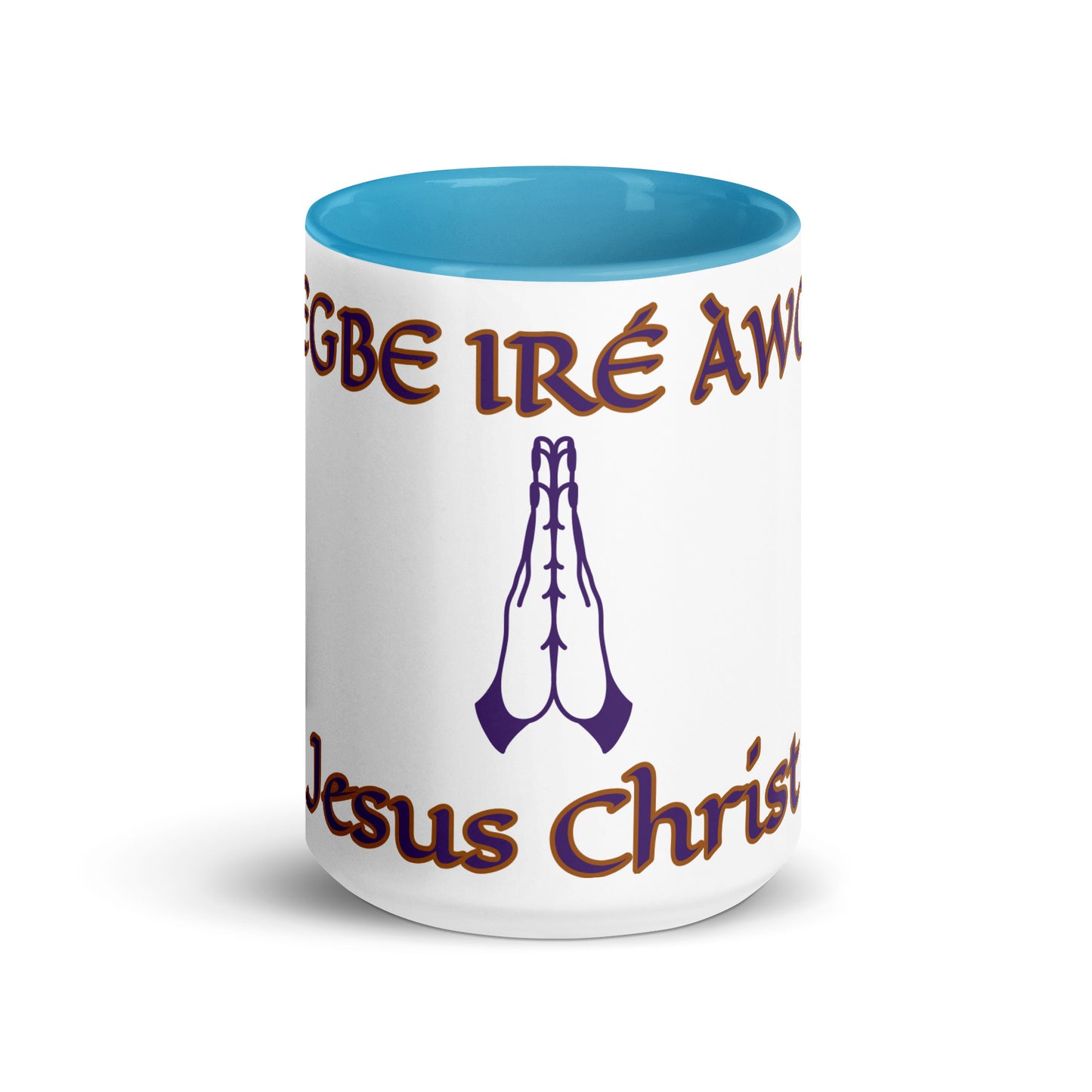 Egbe Jesus Christ 2 white Mug with Color Inside