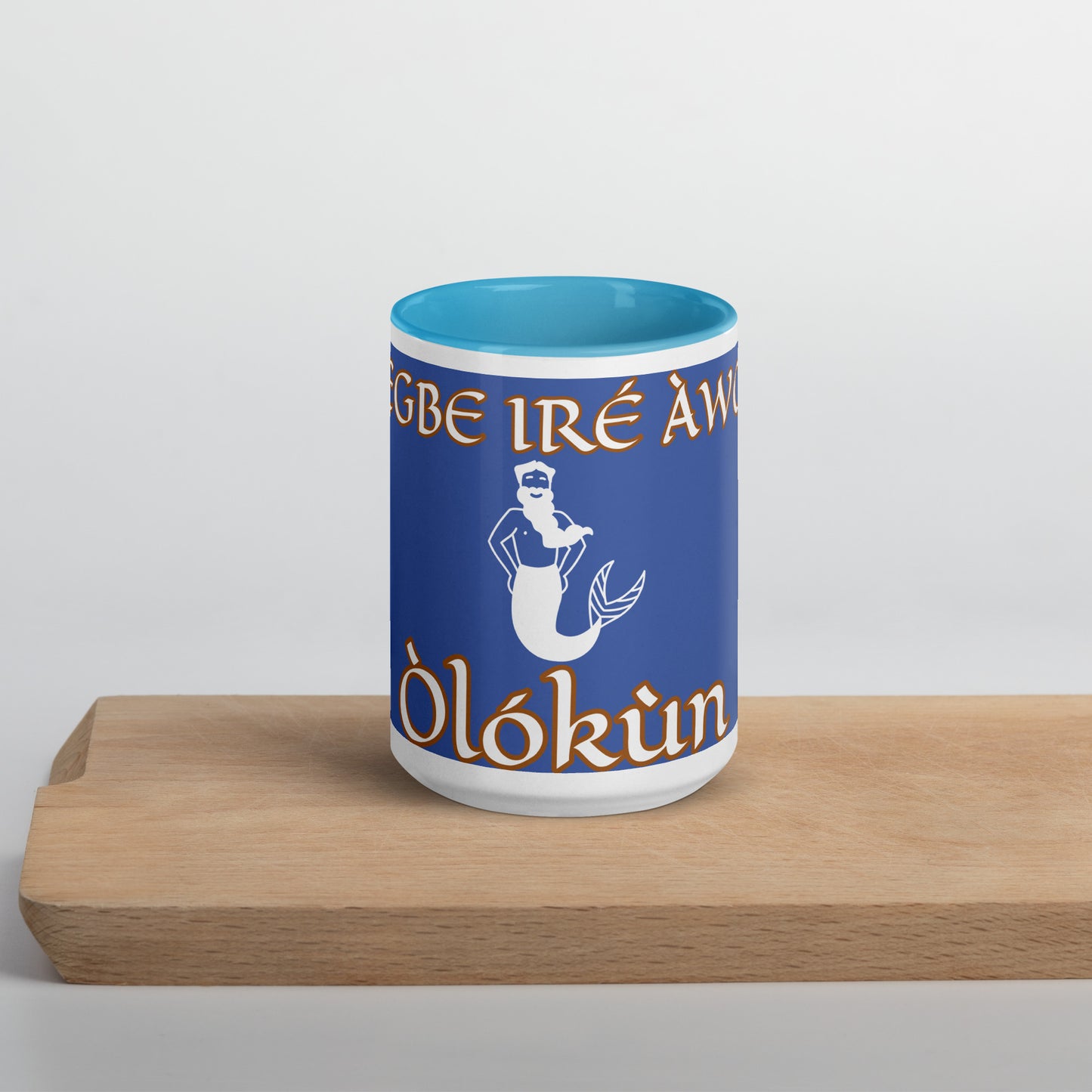 Egbe Olokun Mug with Color Inside