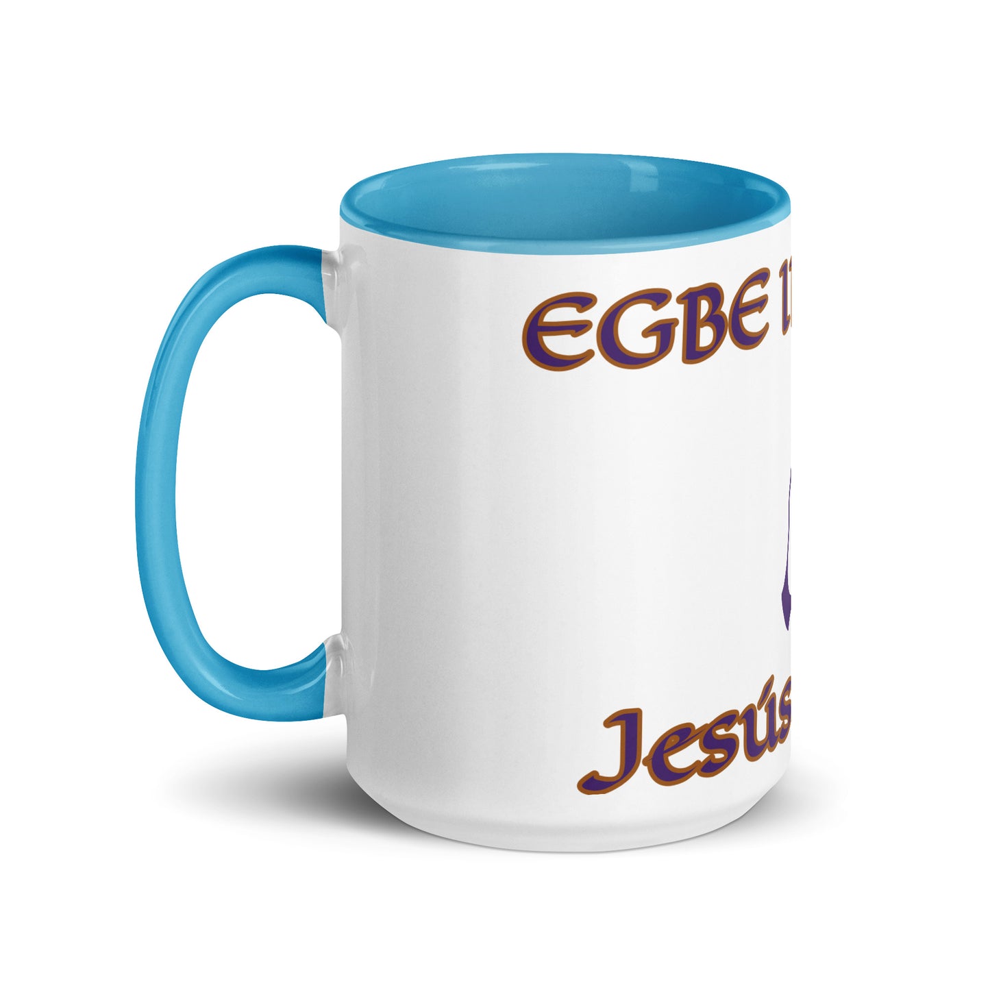 Egbe Jesús Cristo 2 White Mug with Color Inside