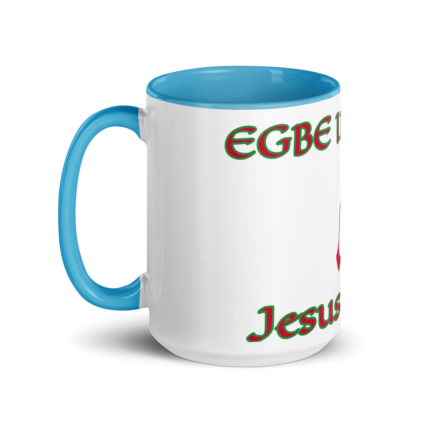 Egbe Jesus Christ 1 white Mug with Color Inside