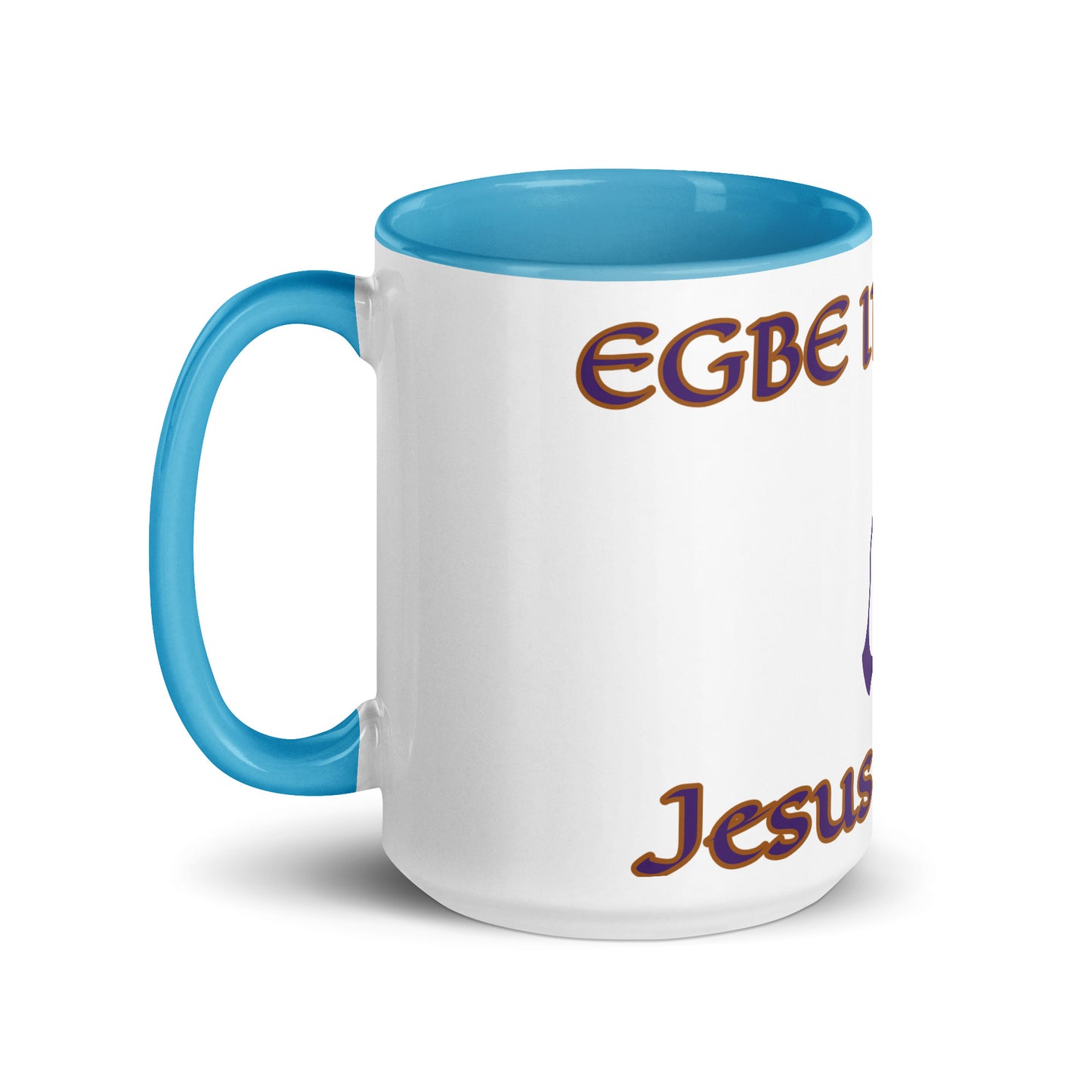 Egbe Jesus Christ 2 white Mug with Color Inside