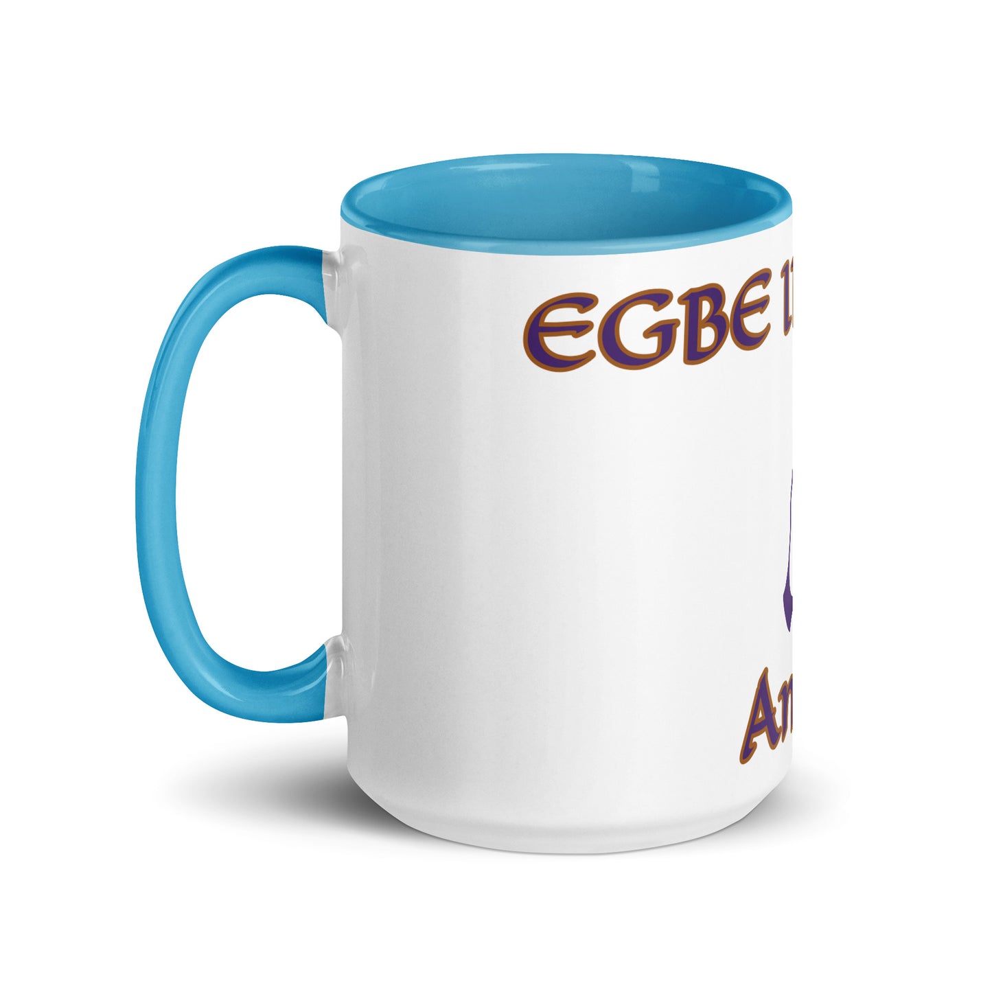 Egbe Amen 2 white Mug with Color Inside