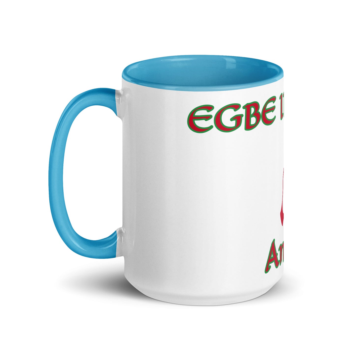 Egbe Amén 1 white Mug with Color Inside