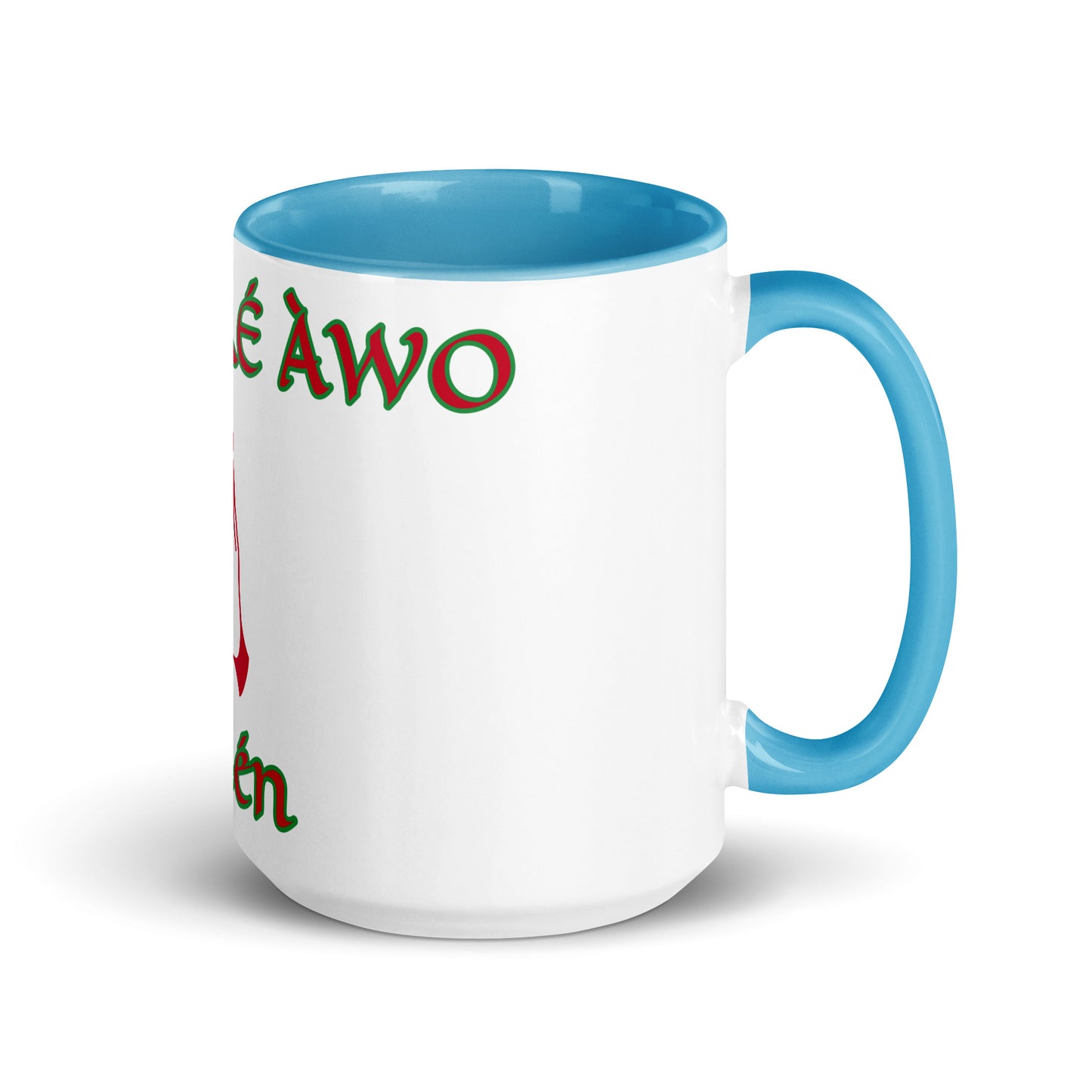 Egbe Amén 1 white Mug with Color Inside