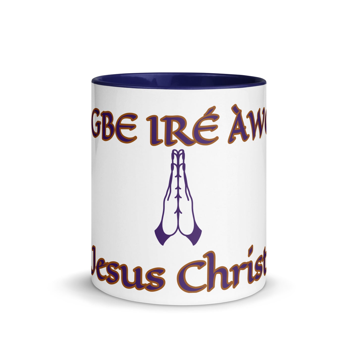 Egbe Jesus Christ 2 white Mug with Color Inside