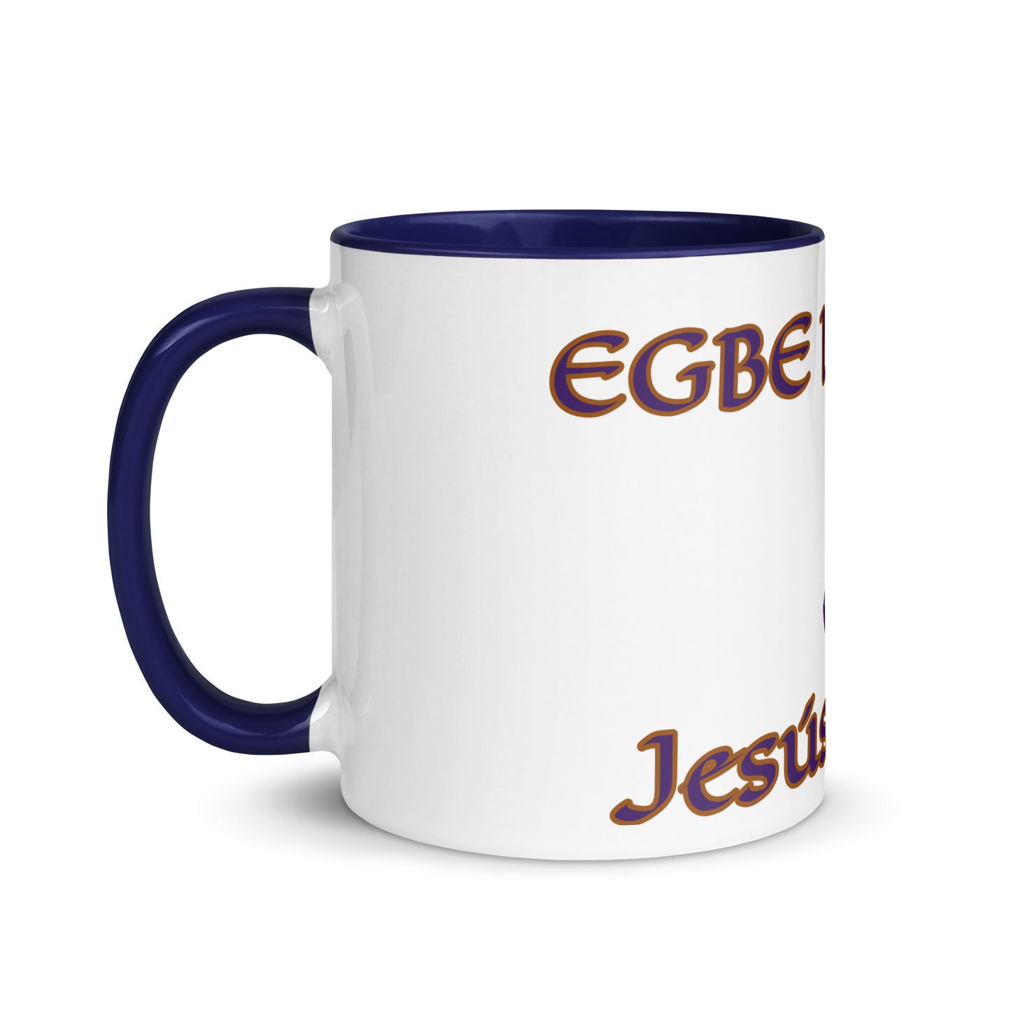 Egbe Jesús Cristo 2 White Mug with Color Inside