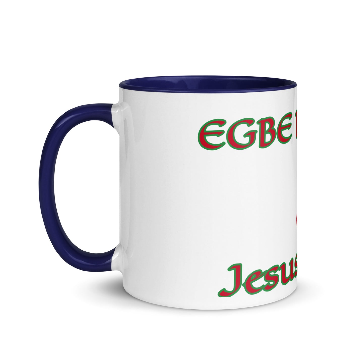 Egbe Jesus Christ 1 white Mug with Color Inside