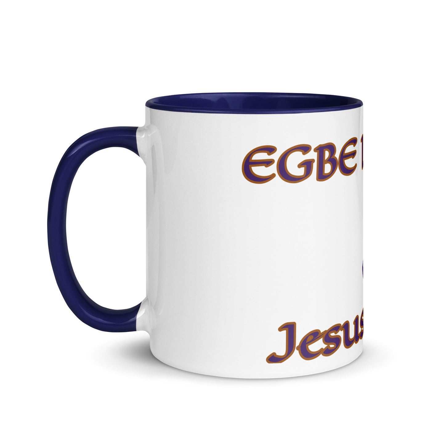 Egbe Jesus Christ 2 white Mug with Color Inside