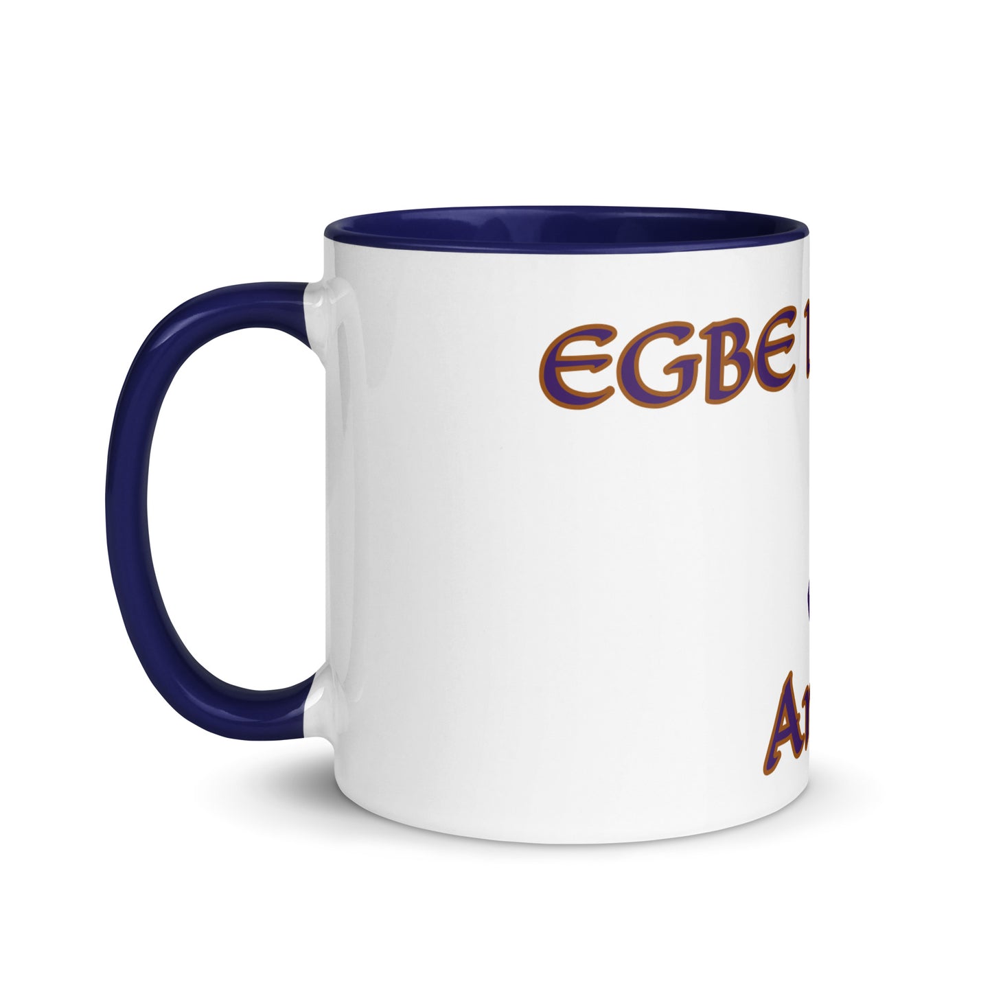 Egbe Amen 2 white Mug with Color Inside