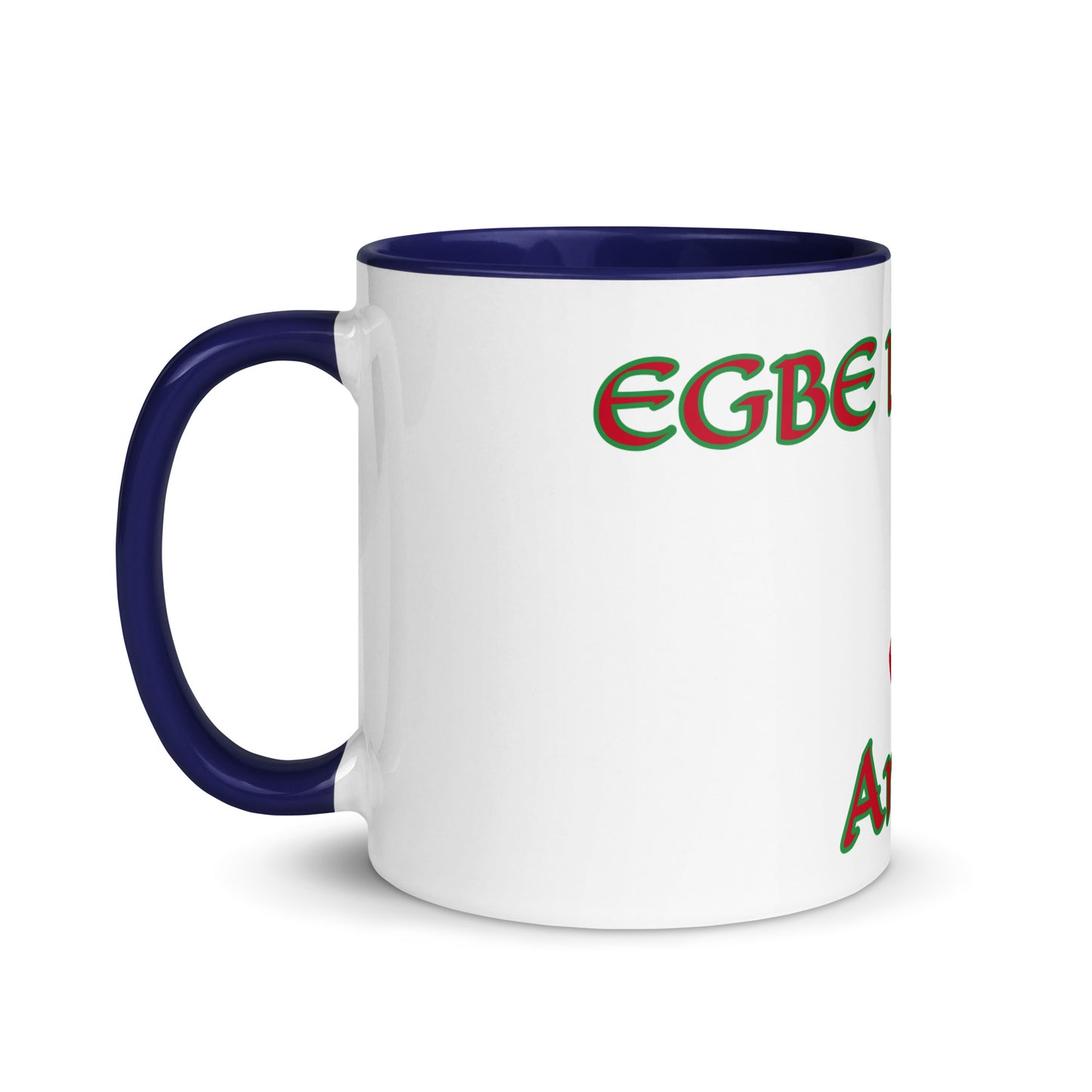 Egbe Amén 1 white Mug with Color Inside