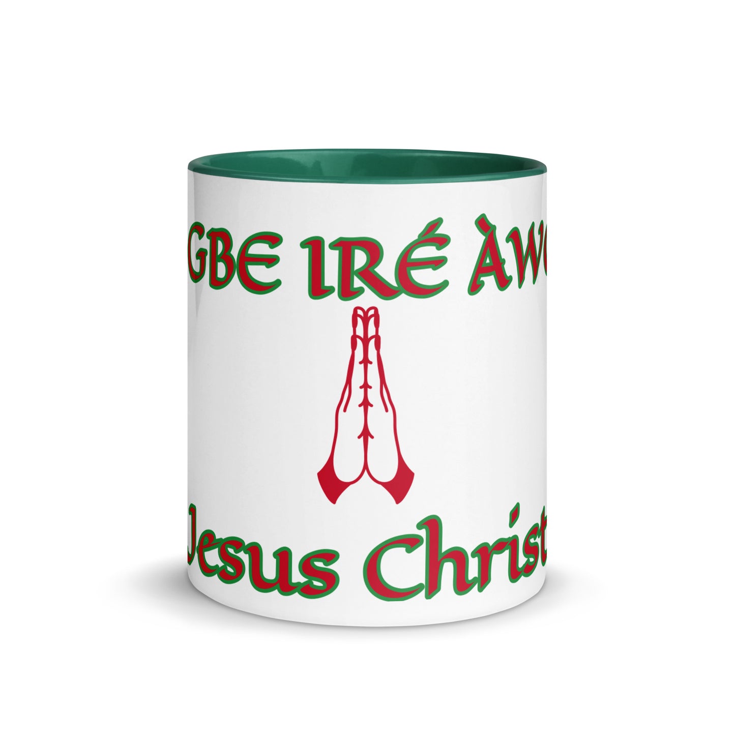 Egbe Jesus Christ 1 white Mug with Color Inside