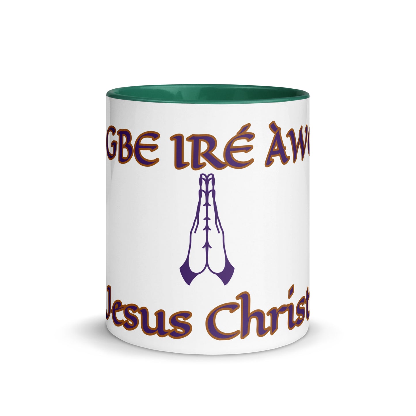 Egbe Jesus Christ 2 white Mug with Color Inside