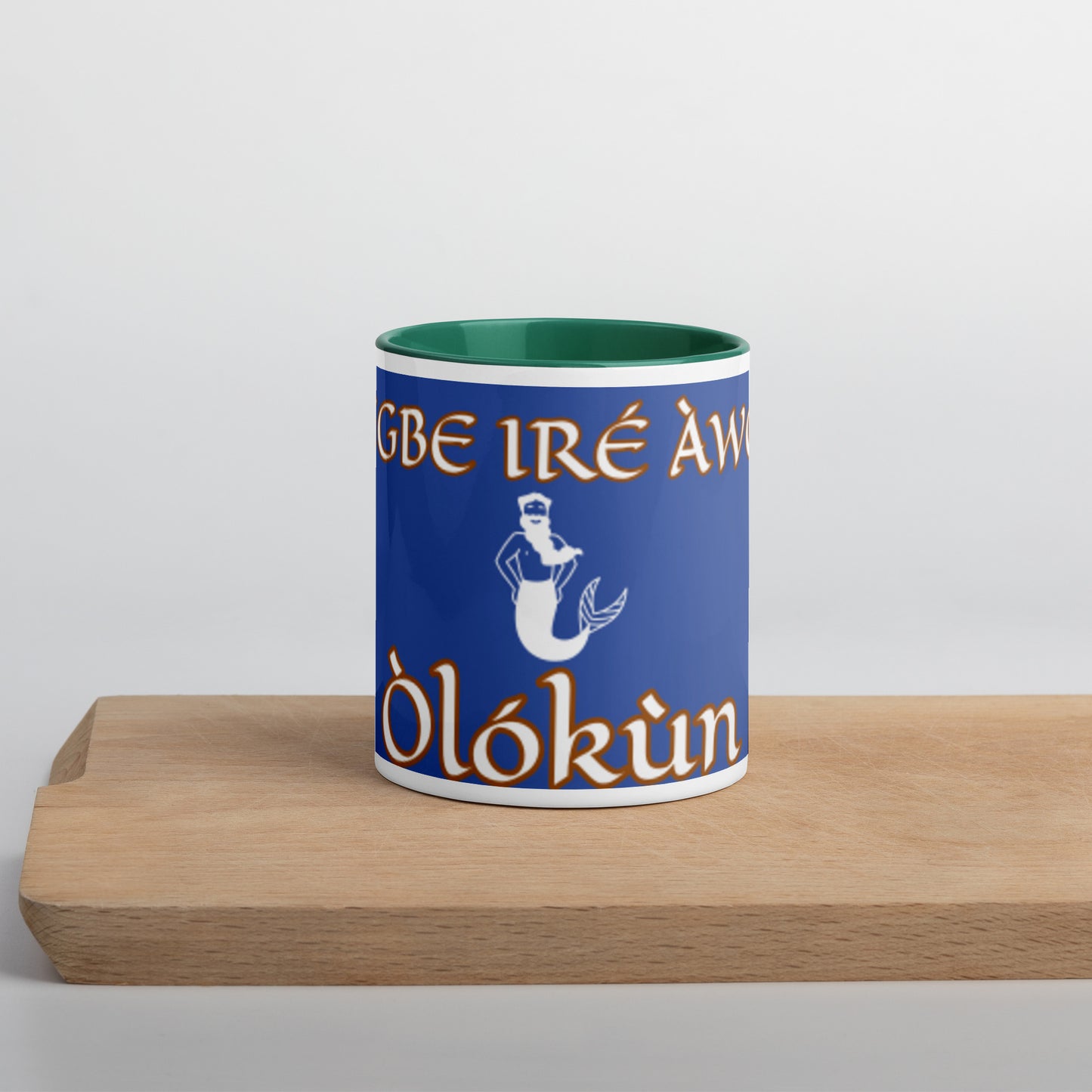 Egbe Olokun Mug with Color Inside