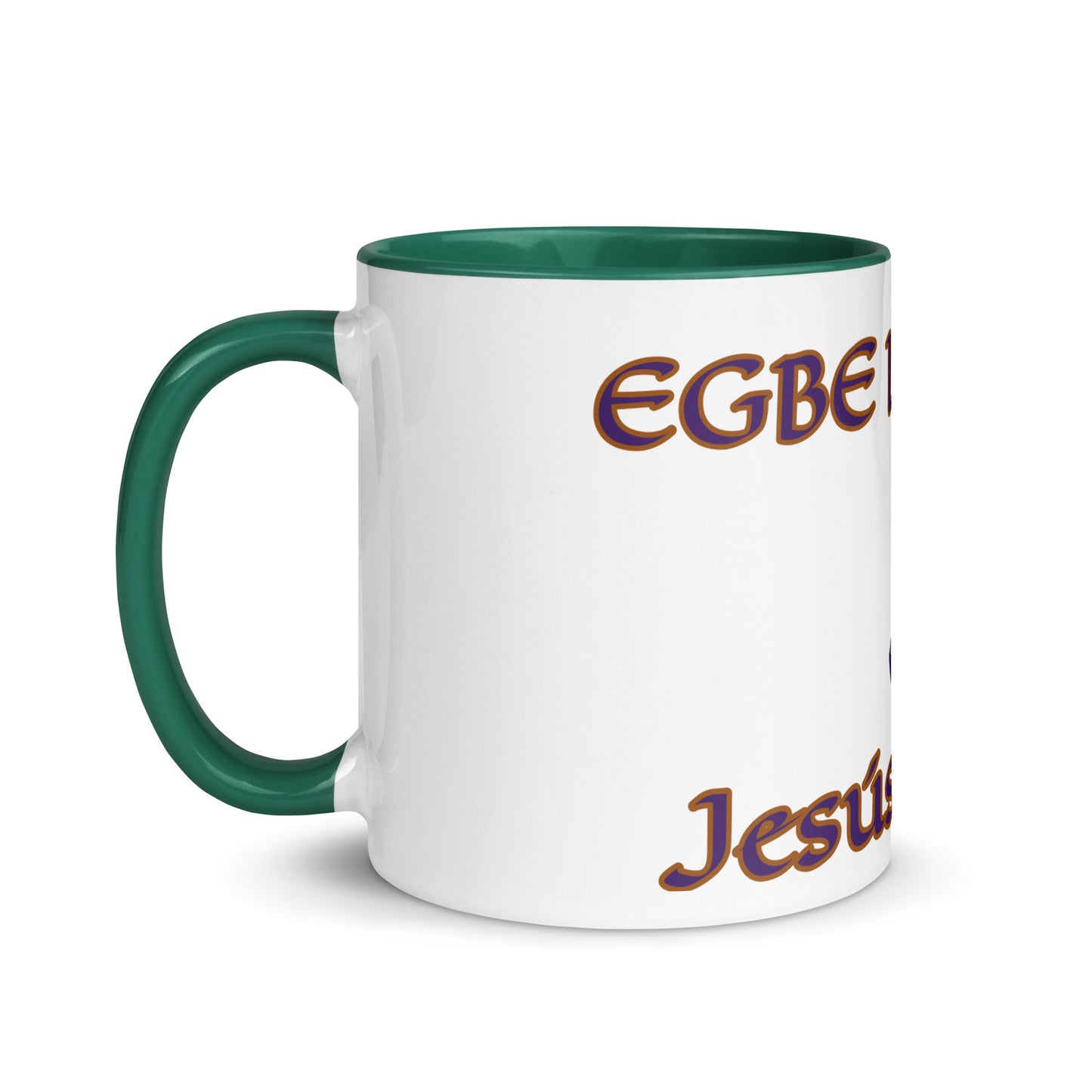 Egbe Jesús Cristo 2 White Mug with Color Inside