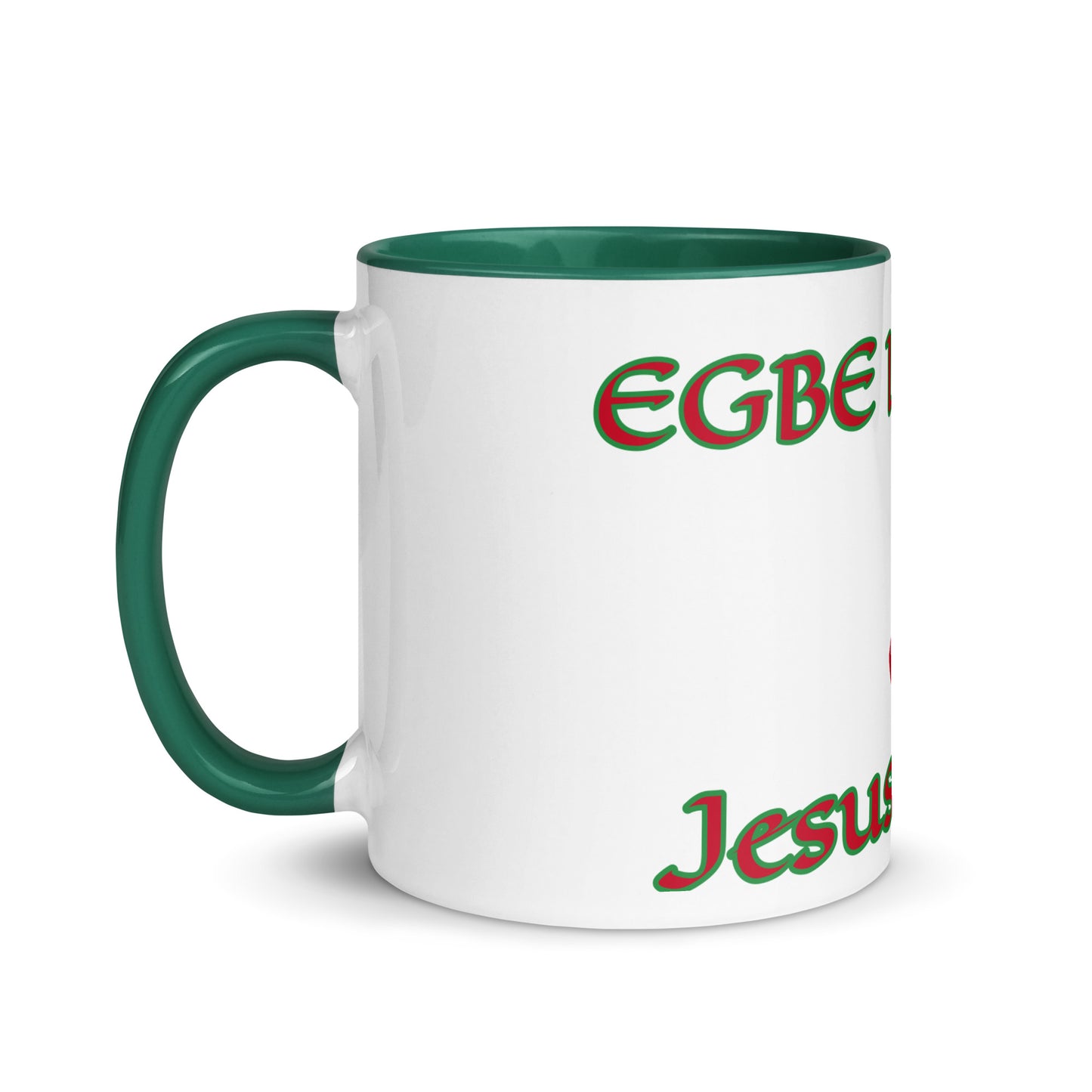 Egbe Jesus Christ 1 white Mug with Color Inside