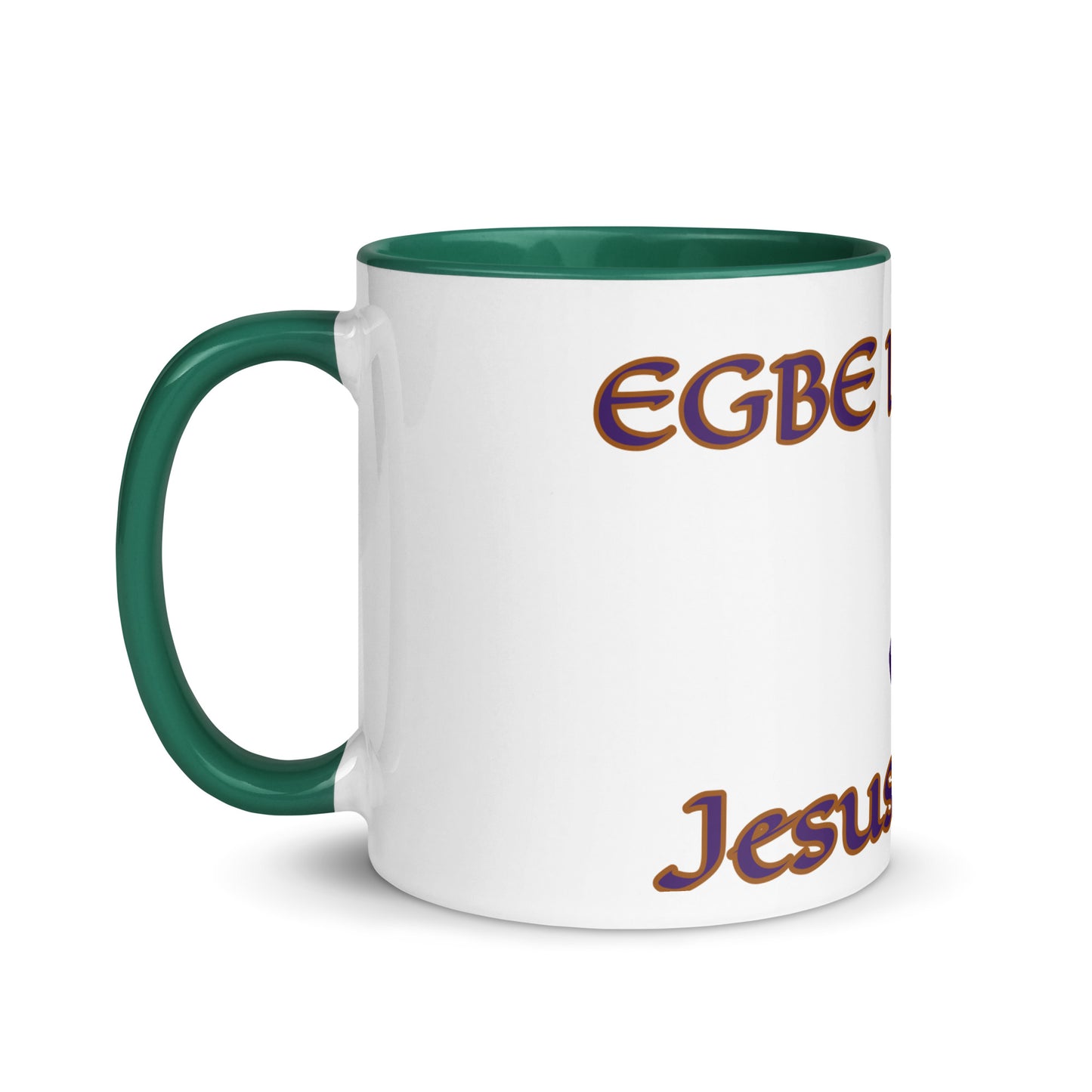 Egbe Jesus Christ 2 white Mug with Color Inside