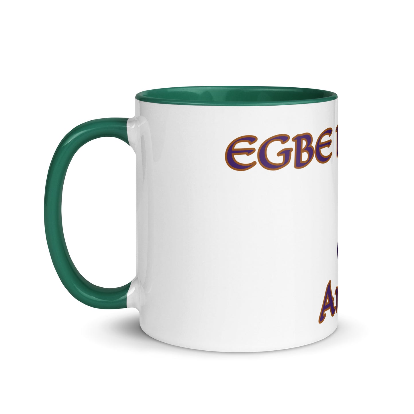 Egbe Amen 2 white Mug with Color Inside