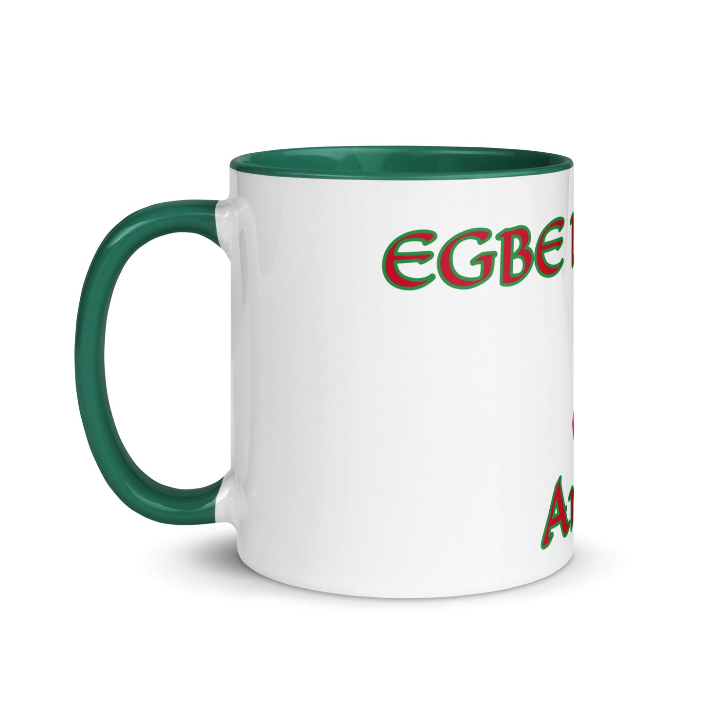 Egbe Amén 1 white Mug with Color Inside